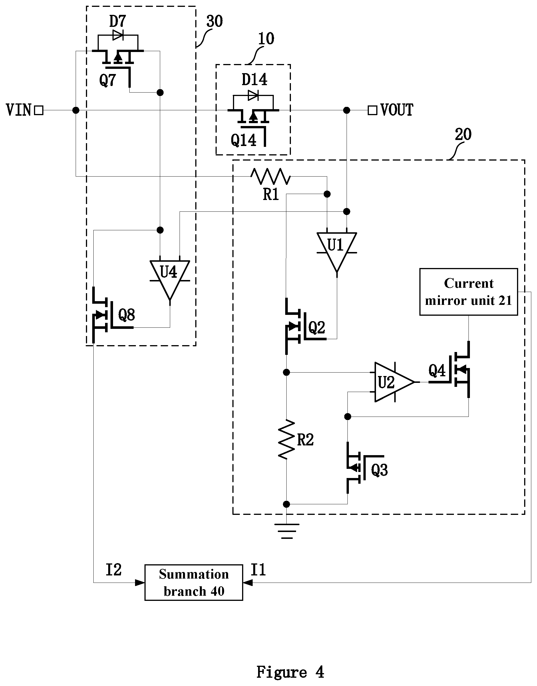 Patent US12480979 Figure 4 – Current detection circuit and electronic device