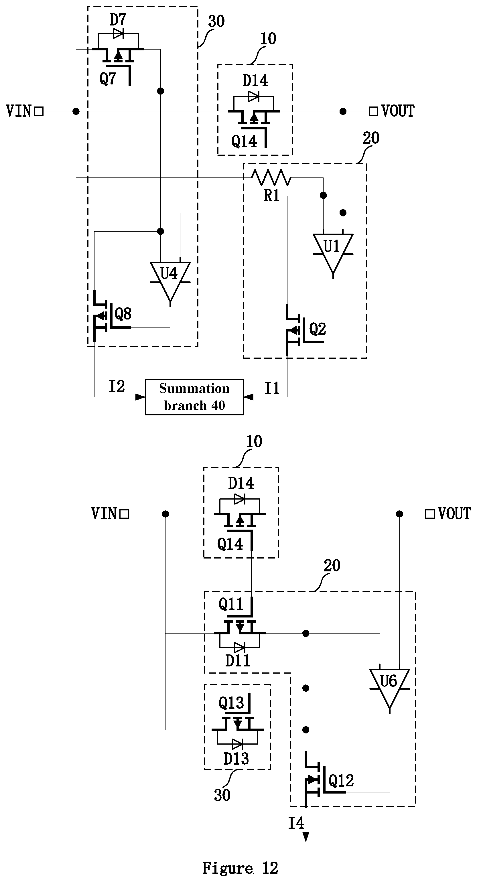 Patent US12480979 Figure 12 – Current detection circuit and electronic device