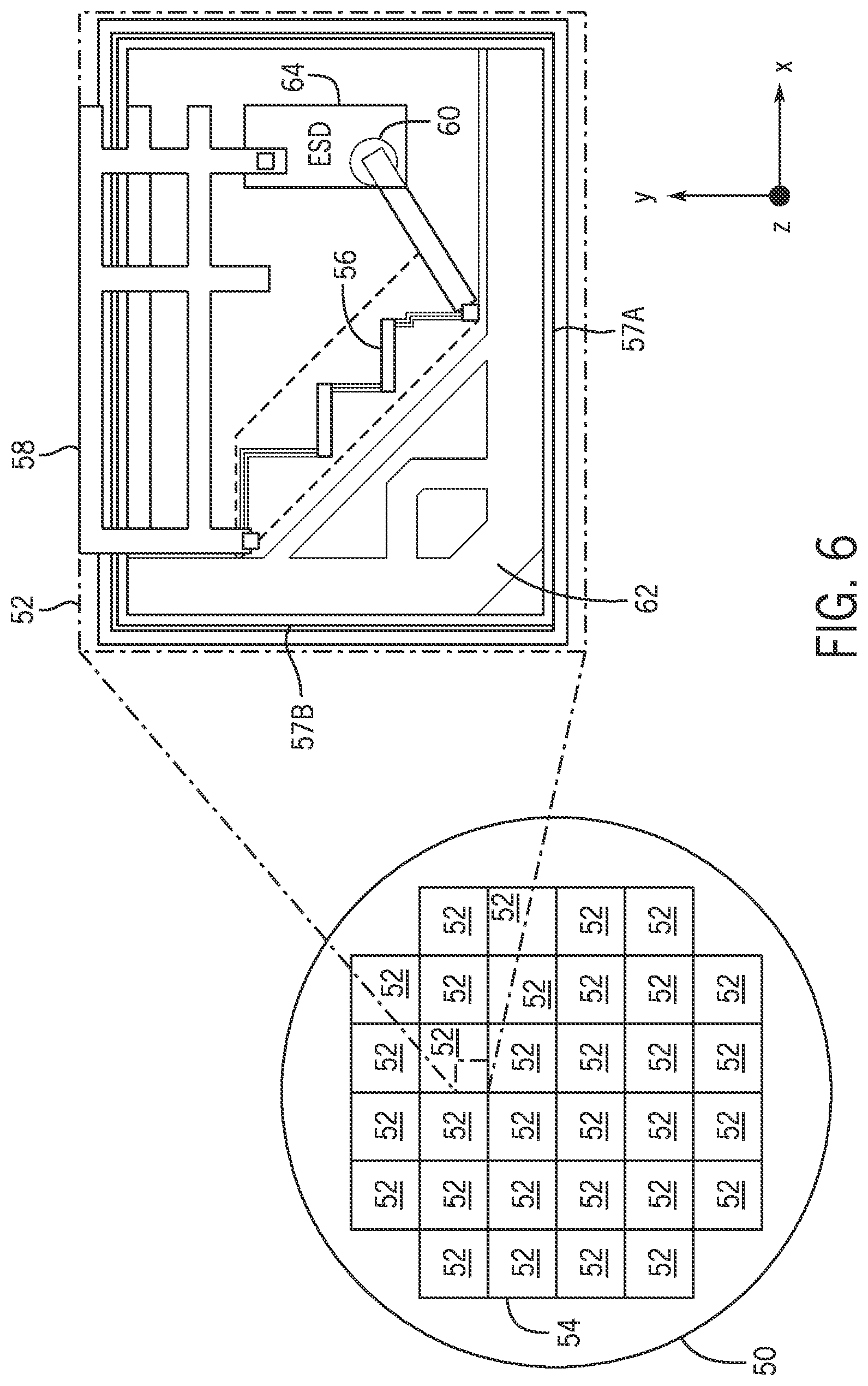 Patent US12480988 Figure 4 – Systems and methods for silicon crack detection structure
