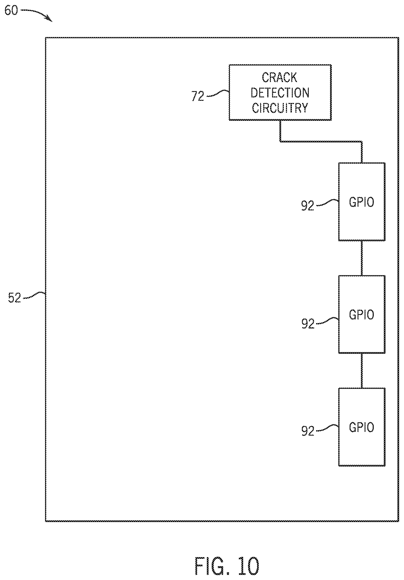 Patent US12480988 Figure 8 – Systems and methods for silicon crack detection structure