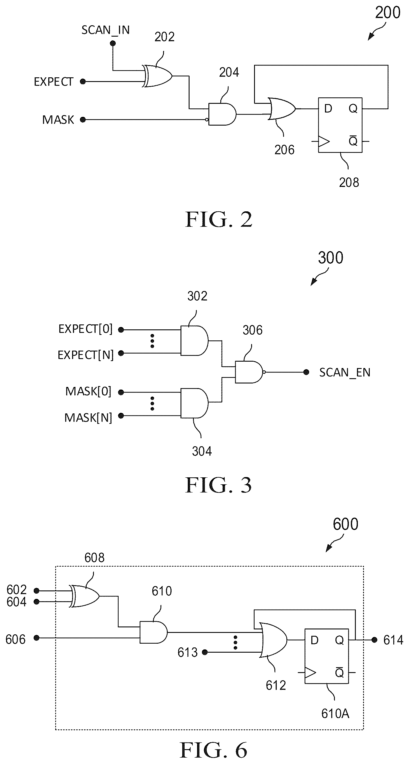 Patent US12480993 Figure 2 – Low pin count scan with no dedicated scan enable pin