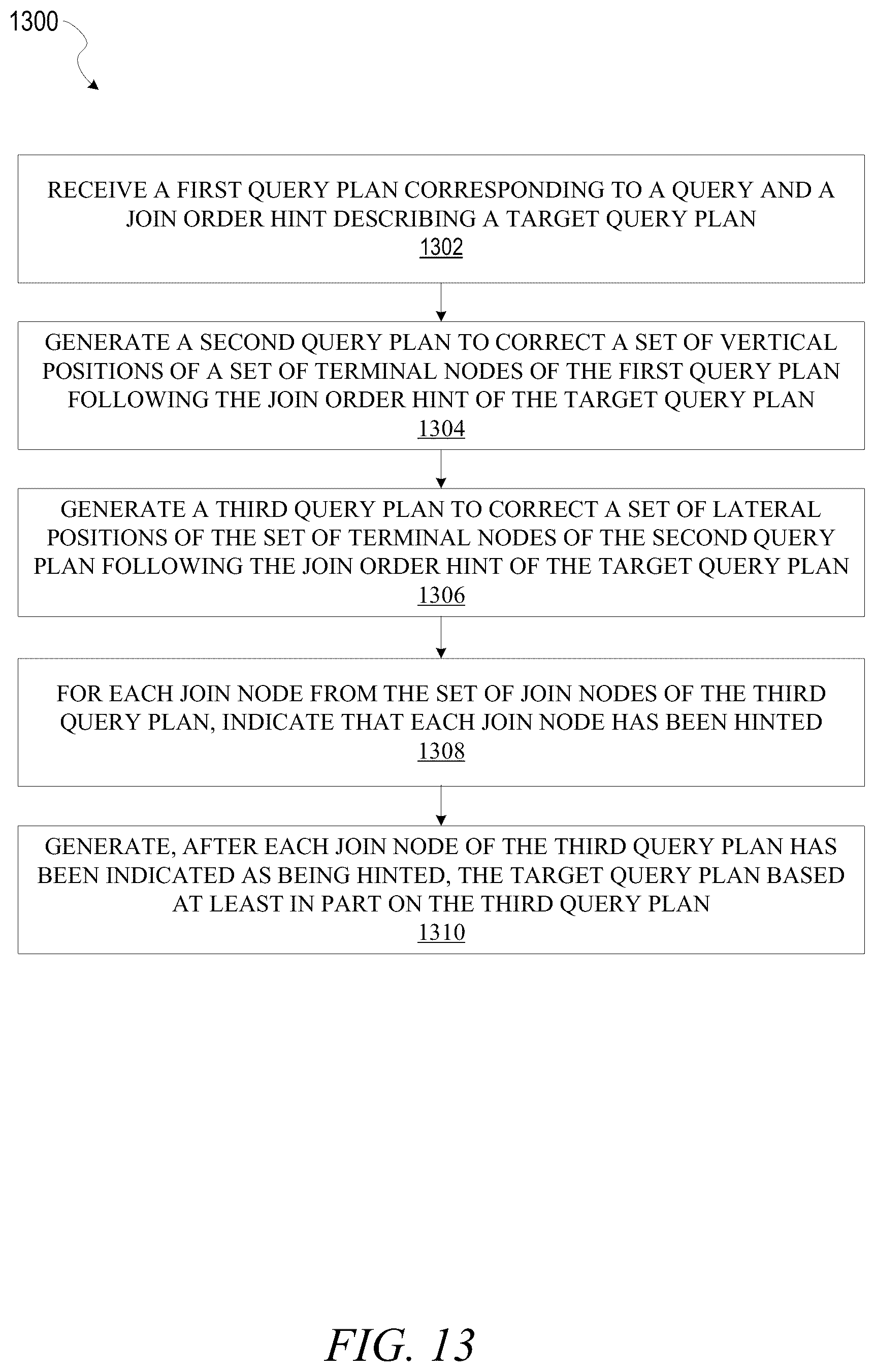Patent US12488001 Figure 13 – Rule based hint application