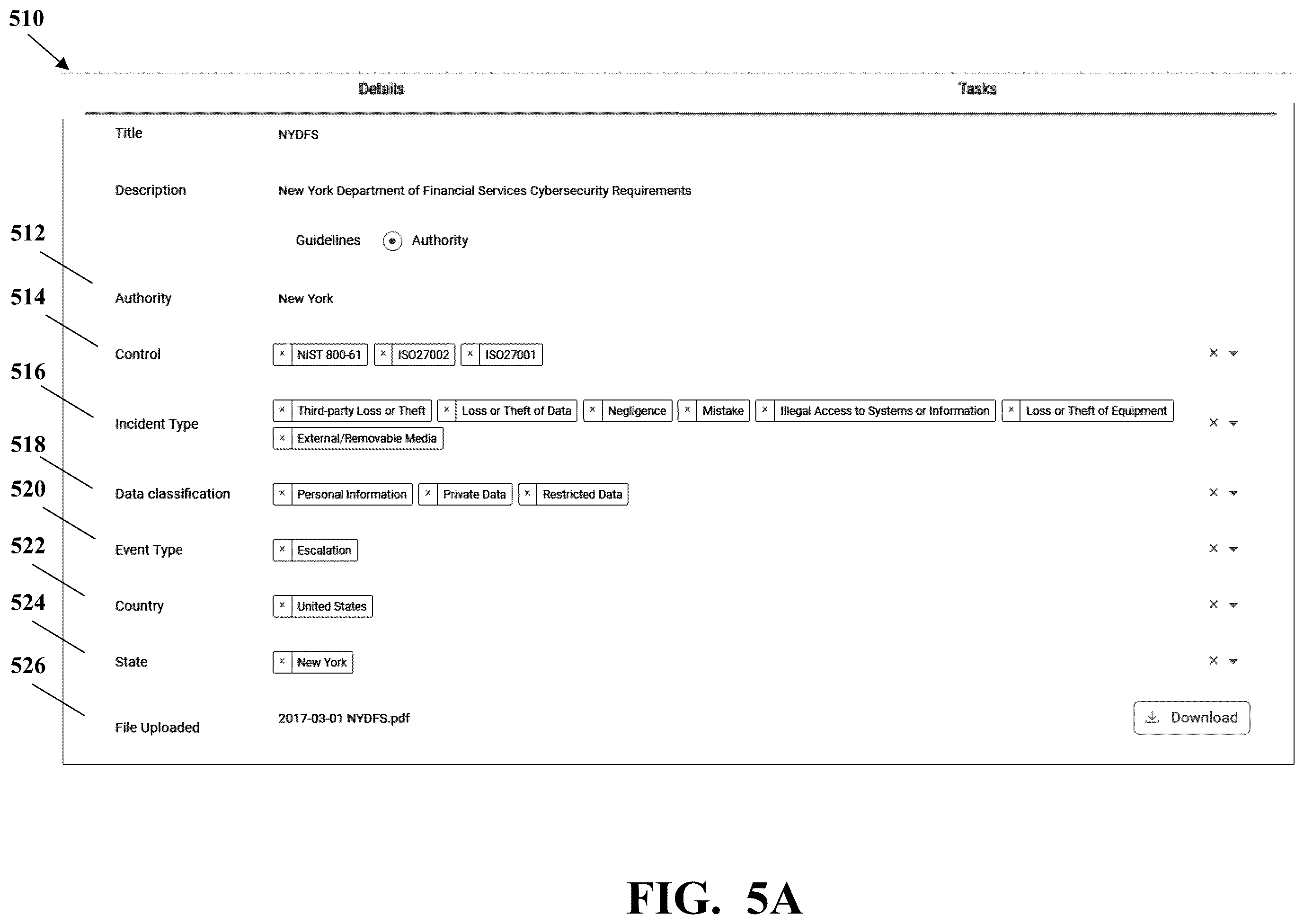 Patent US12488098 Figure 5 – Breach response data management system and method