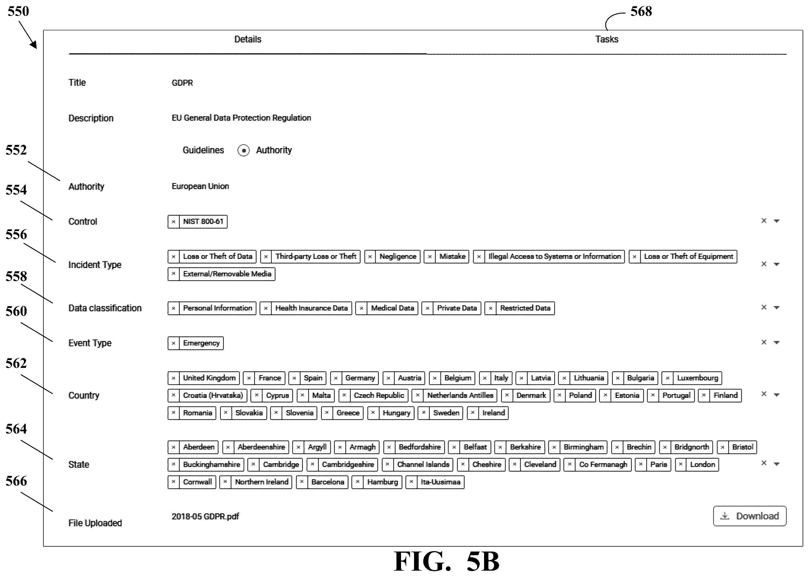 Patent US12488098 Figure 6 – Breach response data management system and method