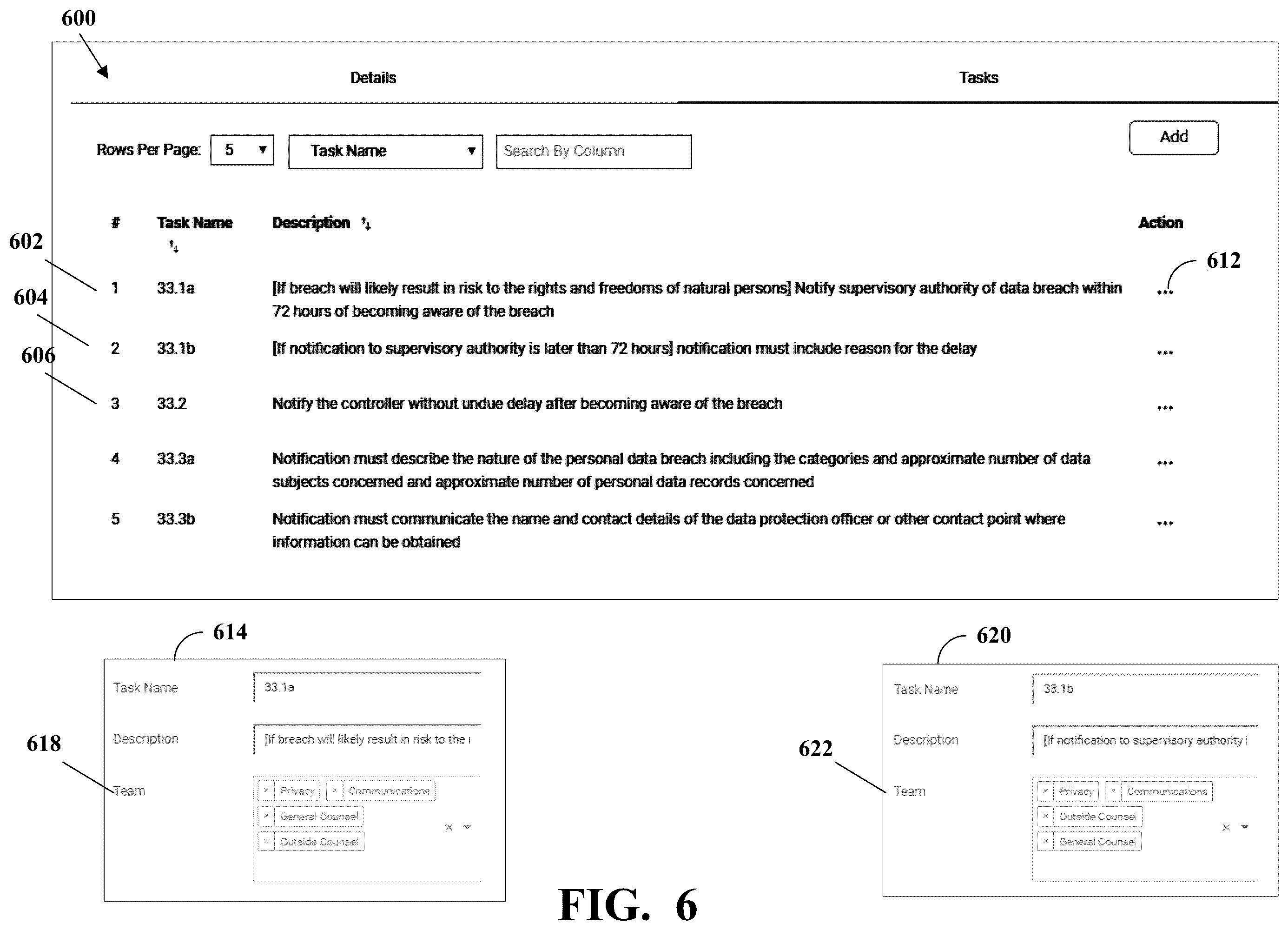 Patent US12488098 Figure 7 – Breach response data management system and method