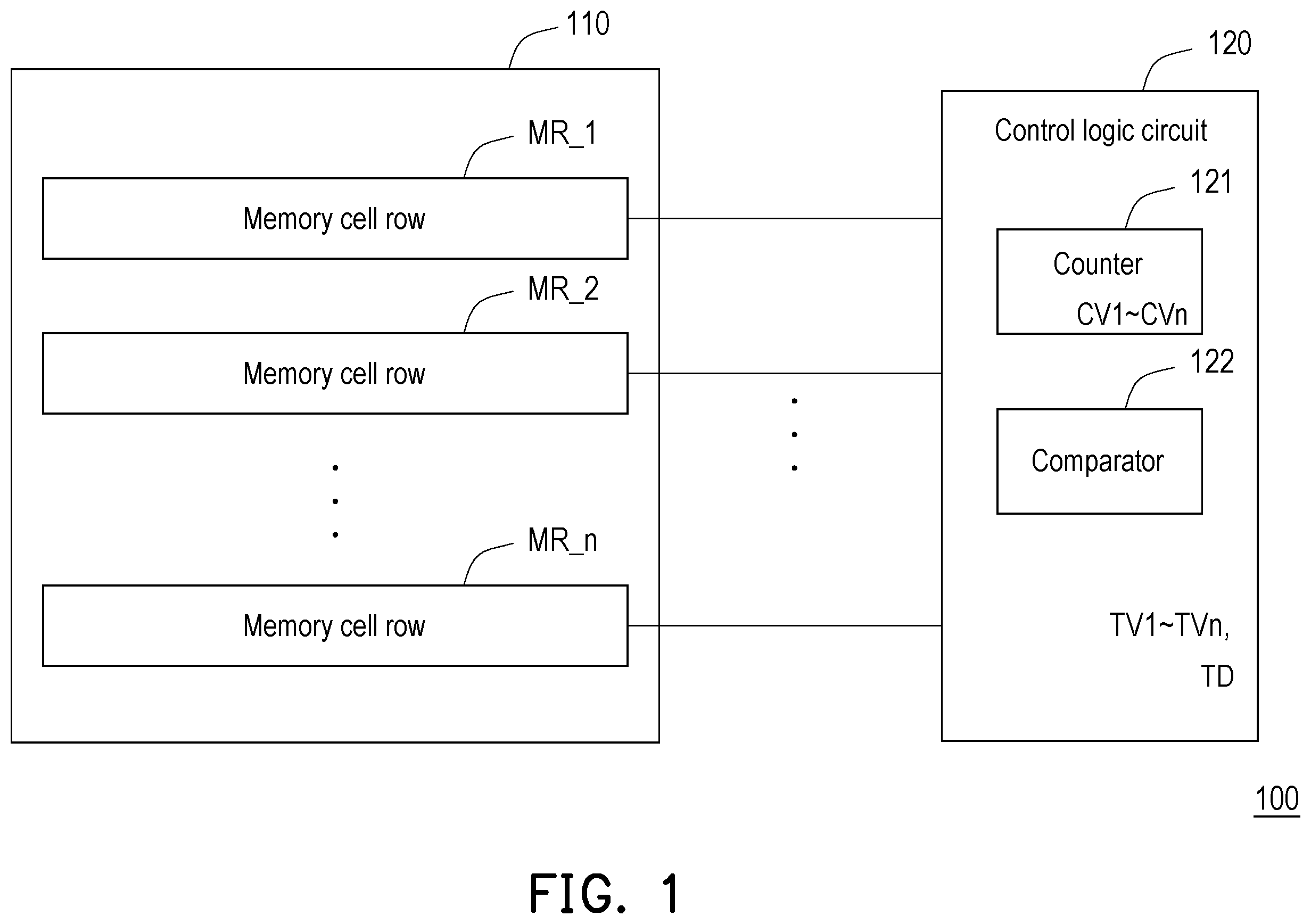 Patent US12488108 Figure 1 – Memory device and control method for controlling memory device