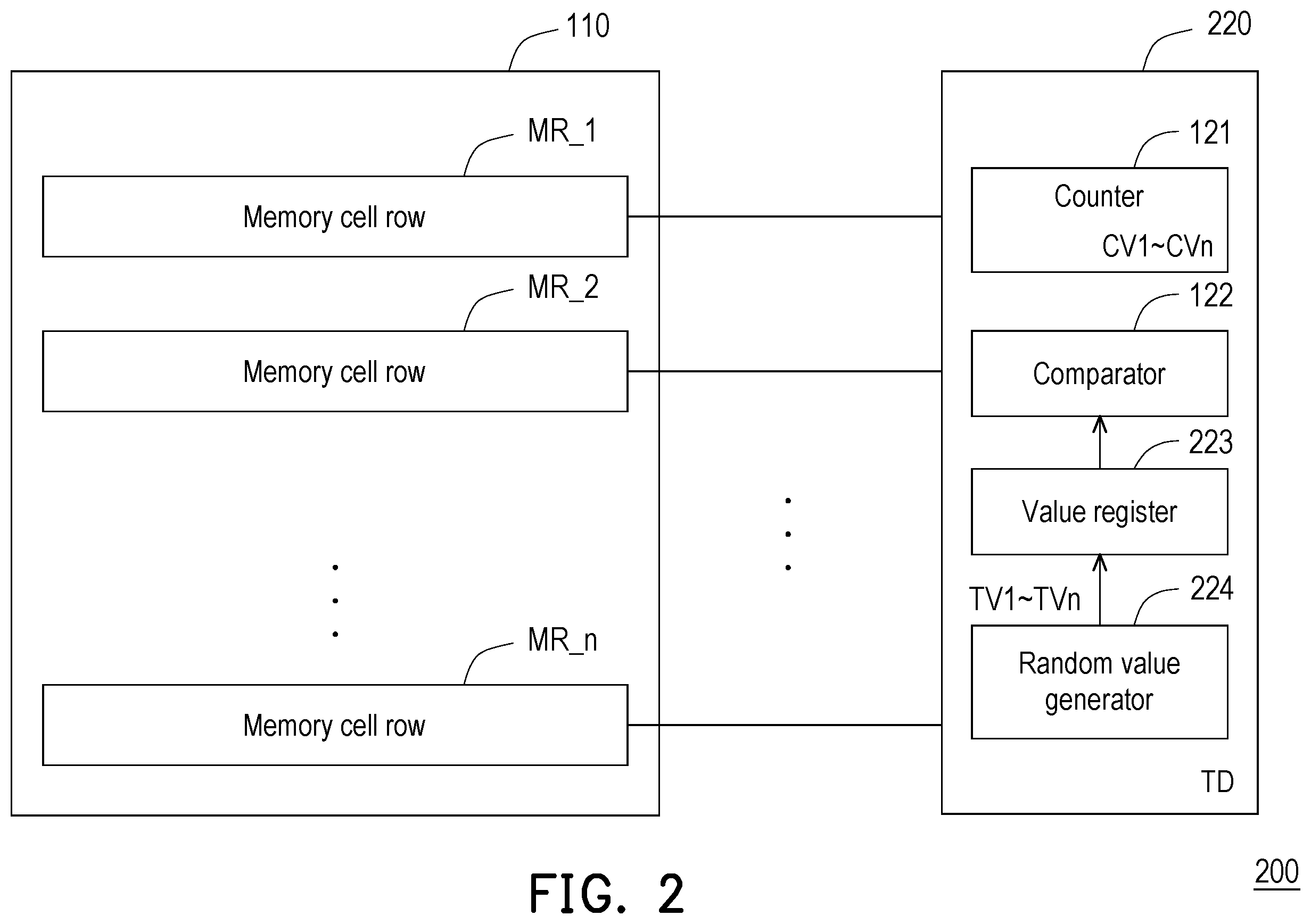 Patent US12488108 Figure 2 – Memory device and control method for controlling memory device