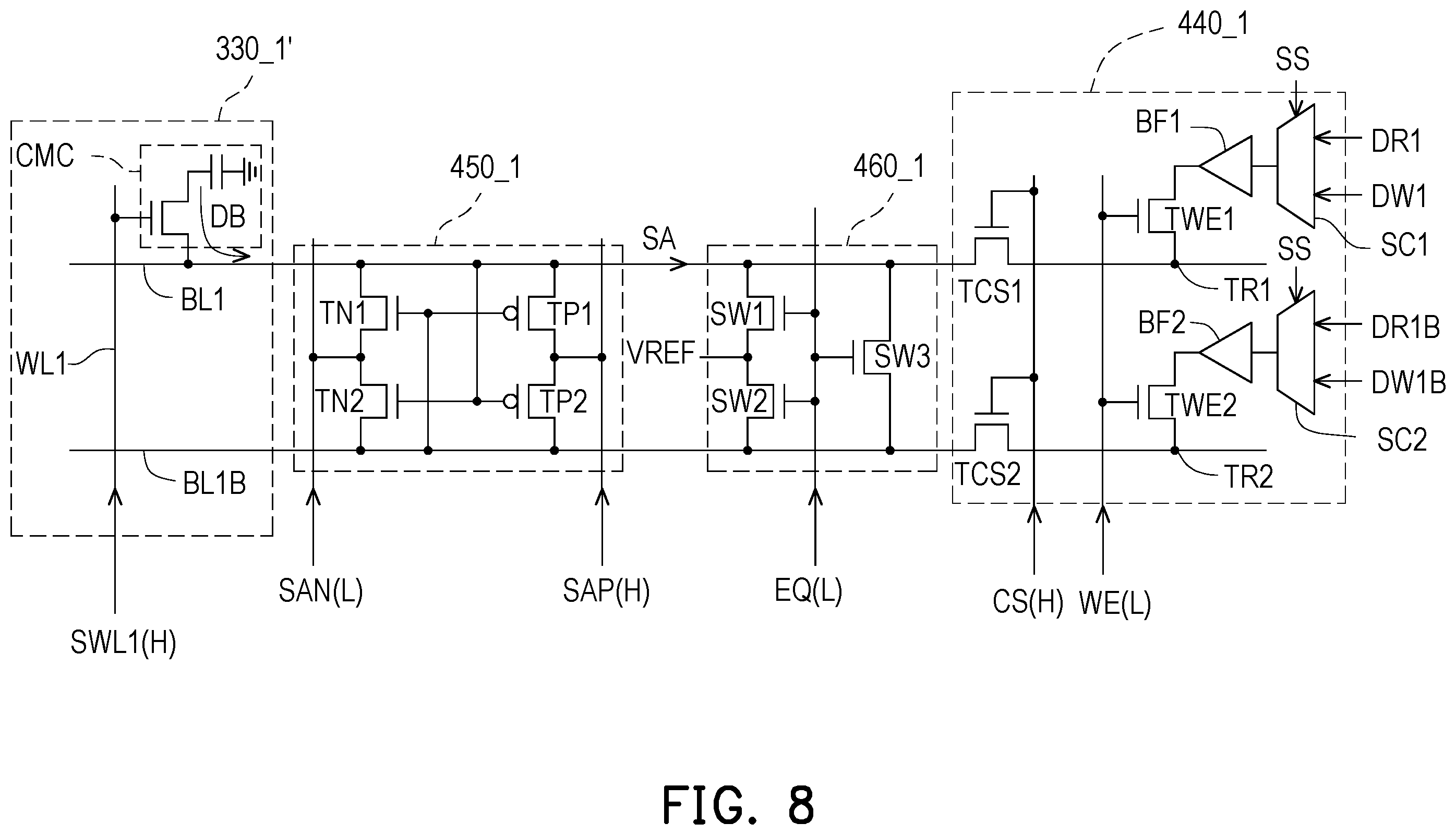 Patent US12488108 Figure 8 – Memory device and control method for controlling memory device