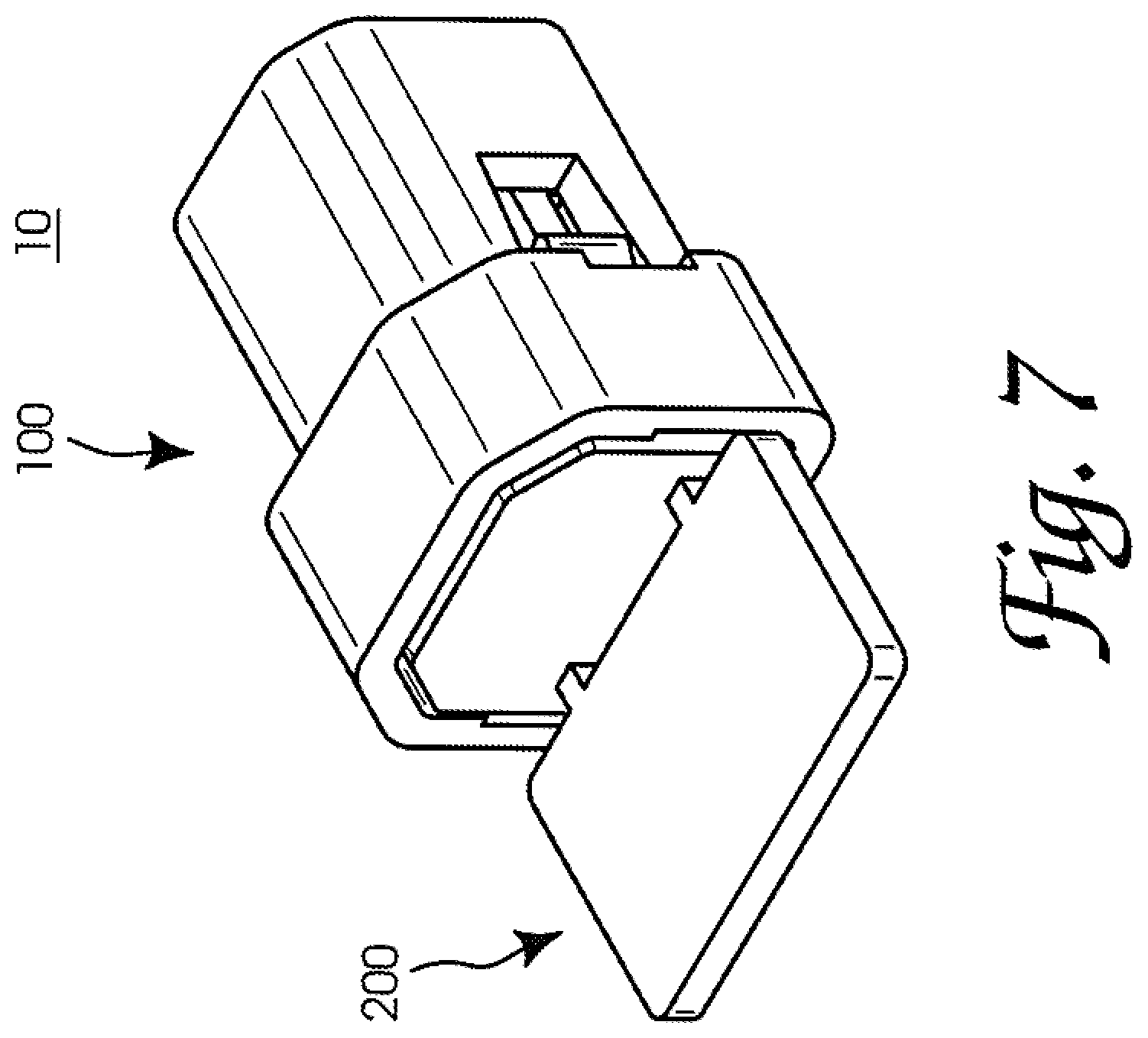 Patent US12488152 Figure 4 – Disarmable tamper evident port protector