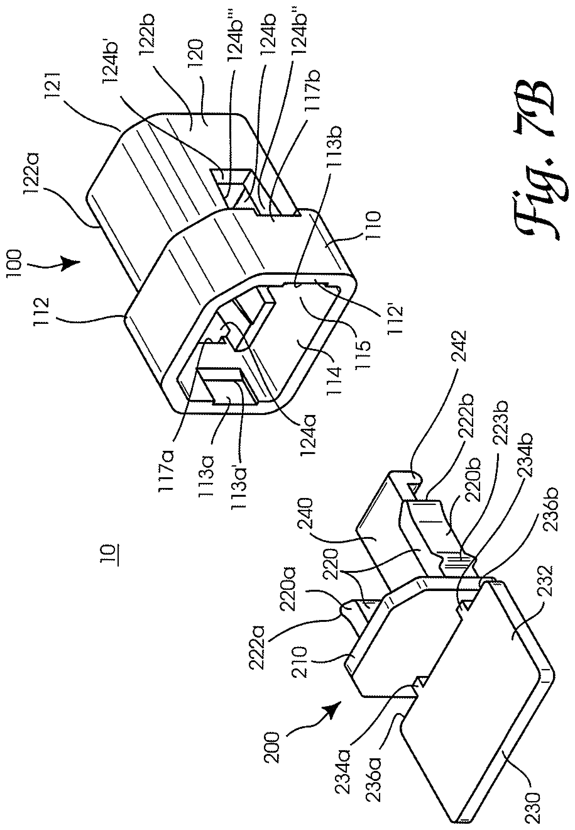 Patent US12488152 Figure 6 – Disarmable tamper evident port protector