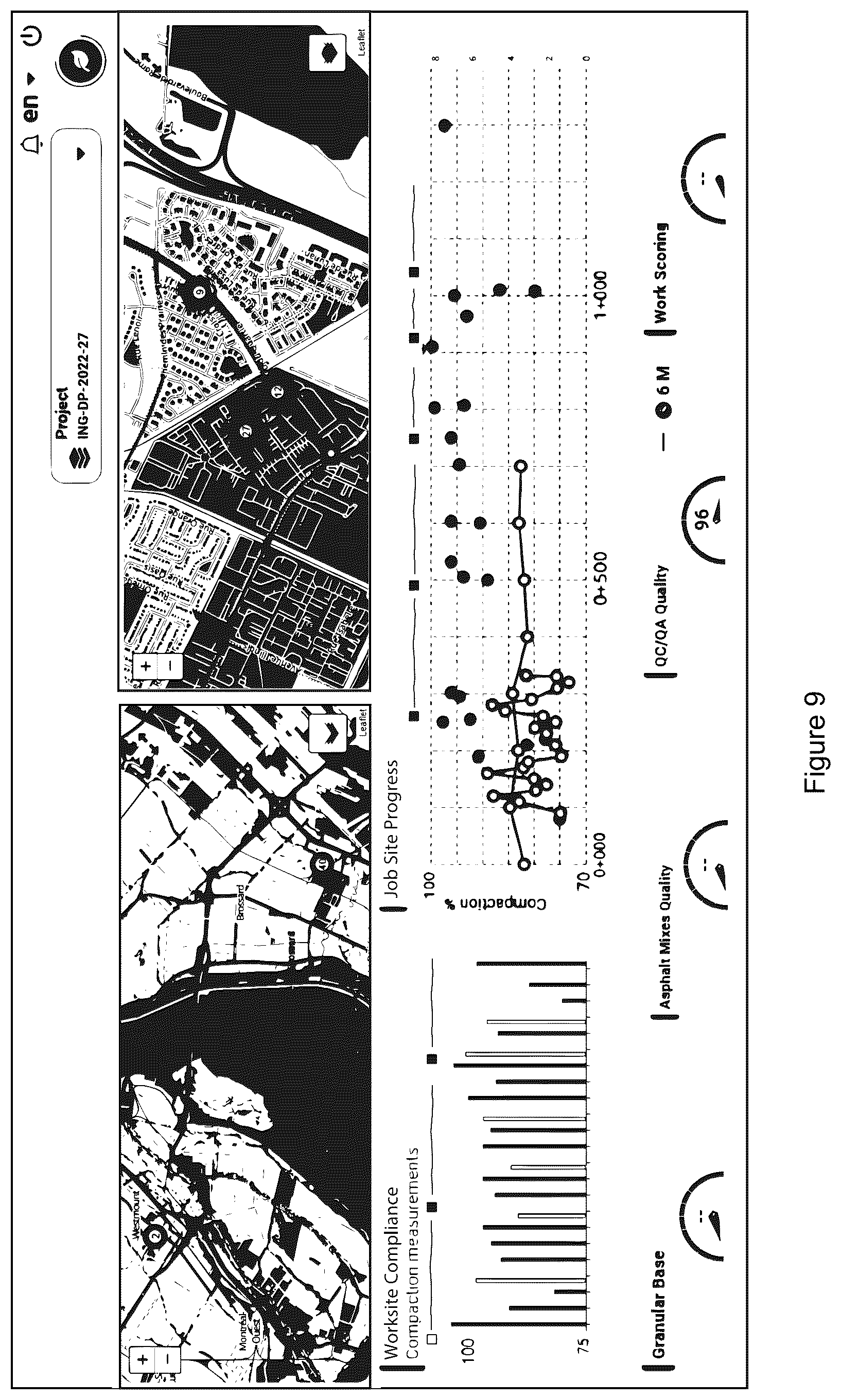 Patent US12488157 Figure 9 – System and method for inspecting and managing roads