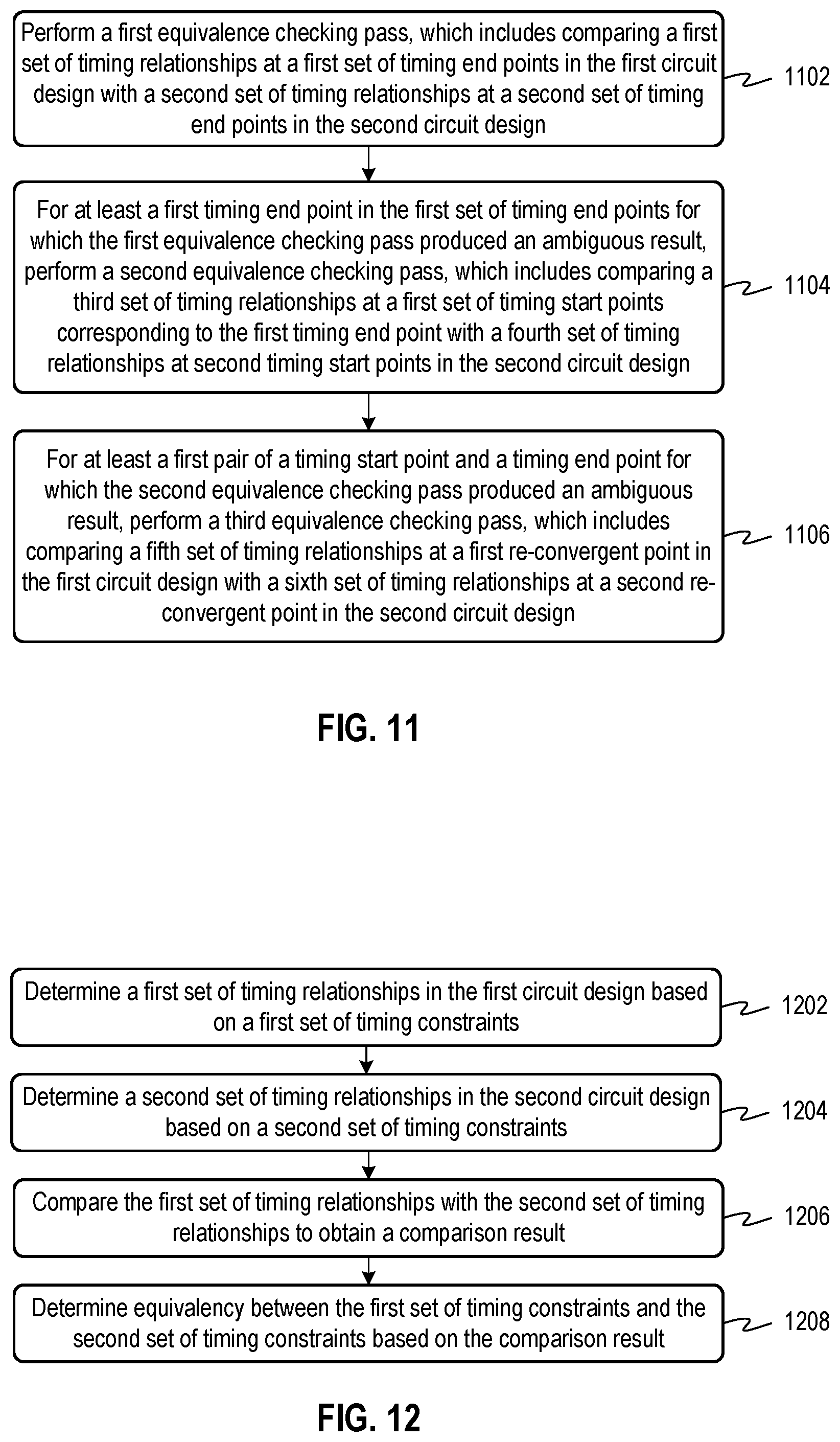 Patent US12488169 Figure 7 – Performing timing constraint equivalence checking on circuit designs