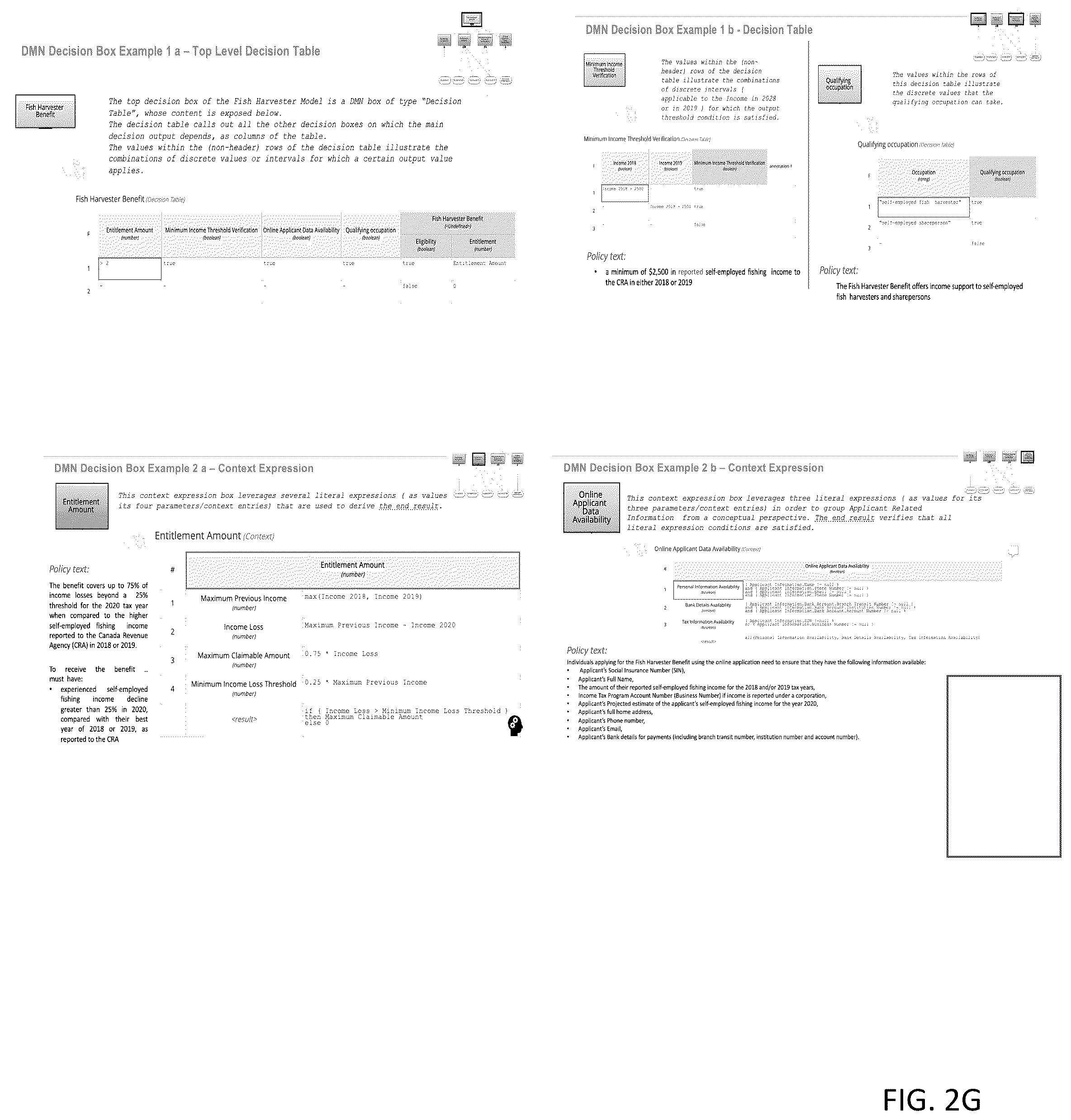 Patent US12488188 Figure 8 – Automated decision modelling from text