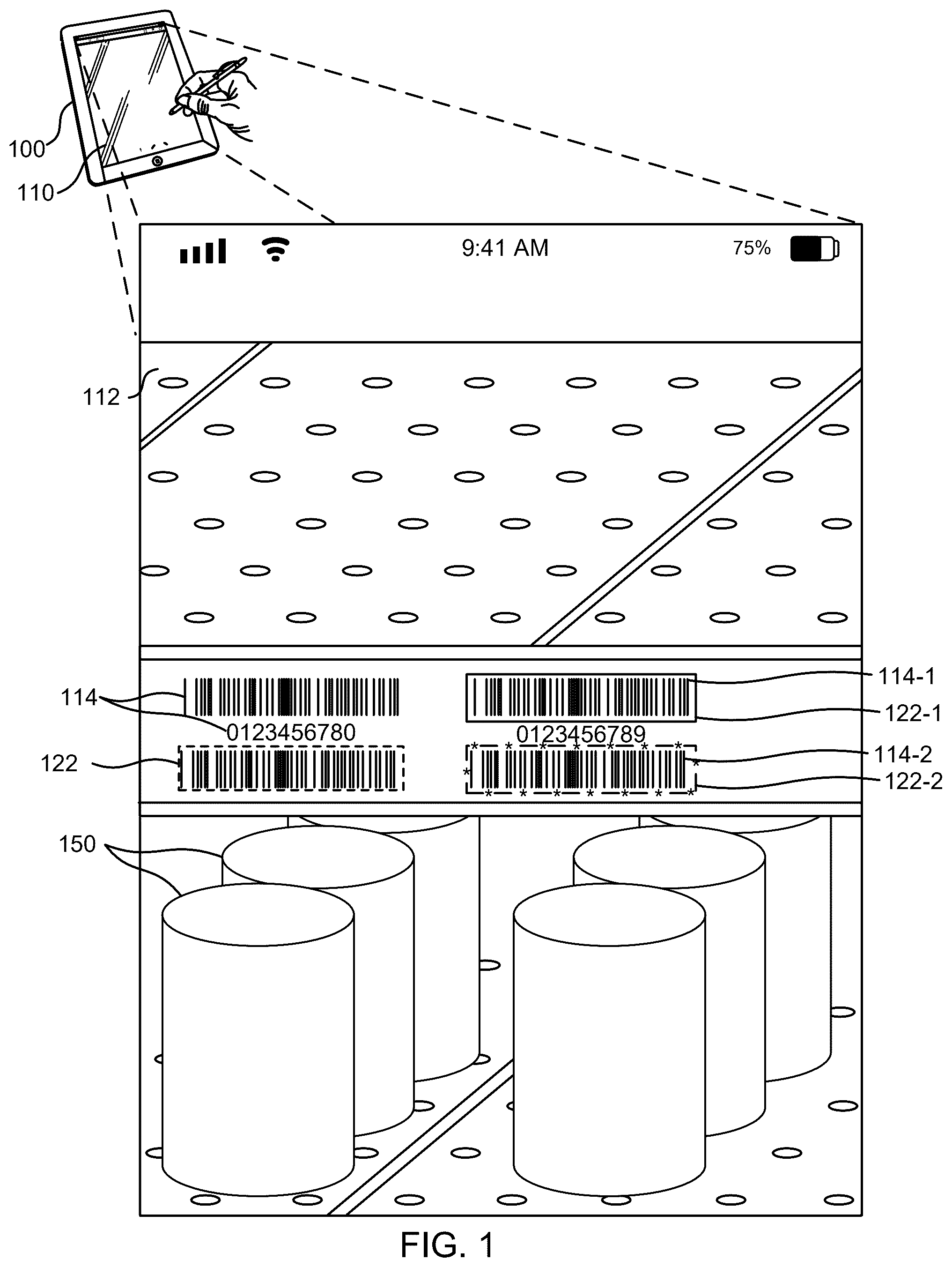 Patent US12488208 Figure 1 – Secure ID scanning using image analysis