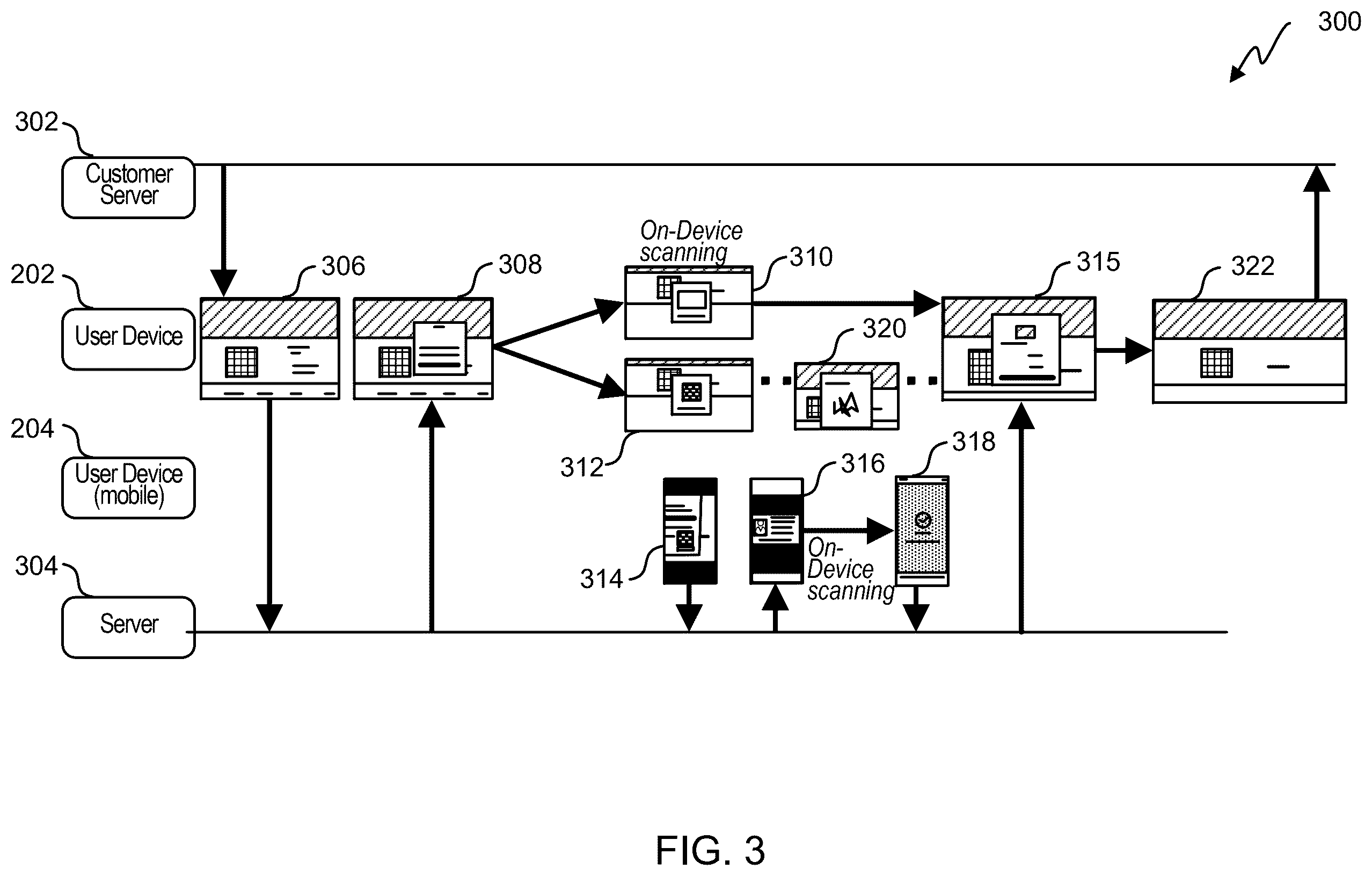 Patent US12488208 Figure 3 – Secure ID scanning using image analysis