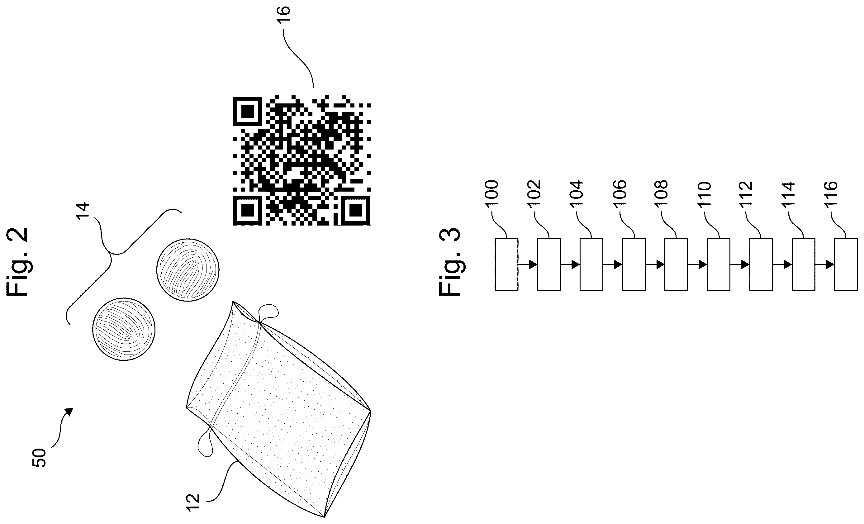 Patent US12488209 Figure 2 – Tracker keepsake system and method of use thereof