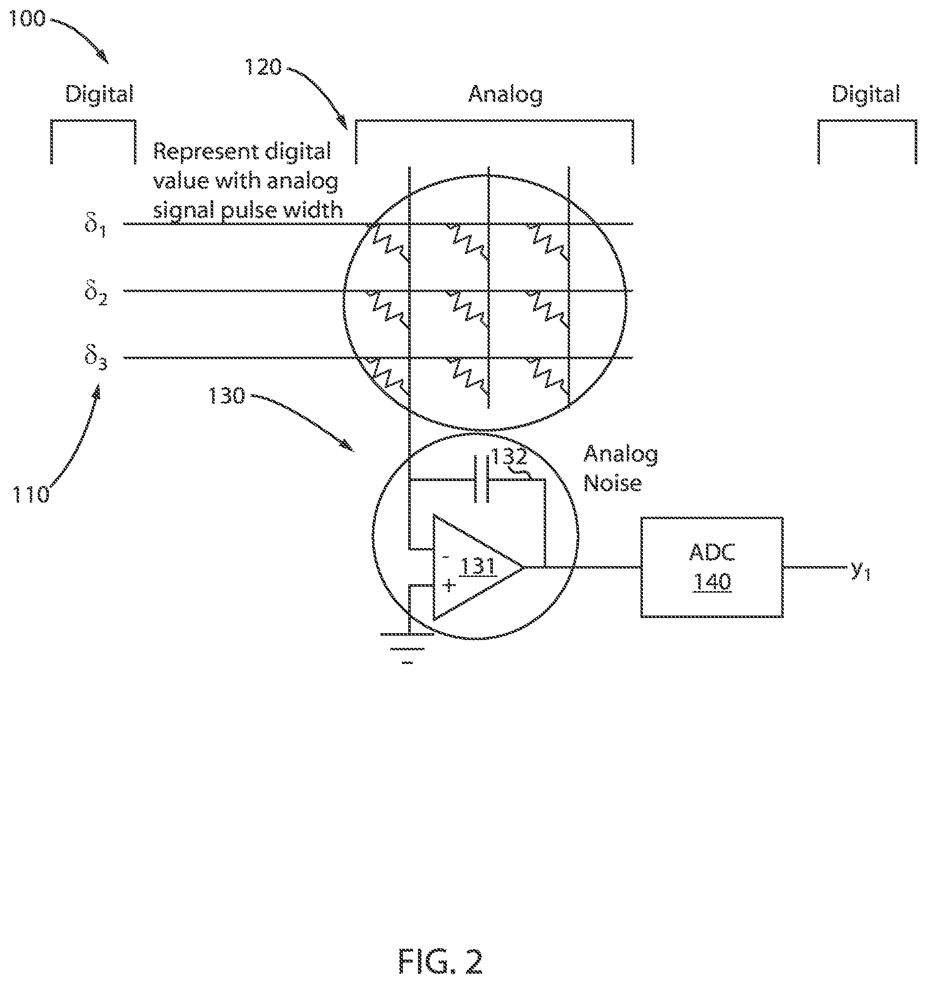 Patent US12488250 Figure 2 – Weight repetition on RPU crossbar arrays