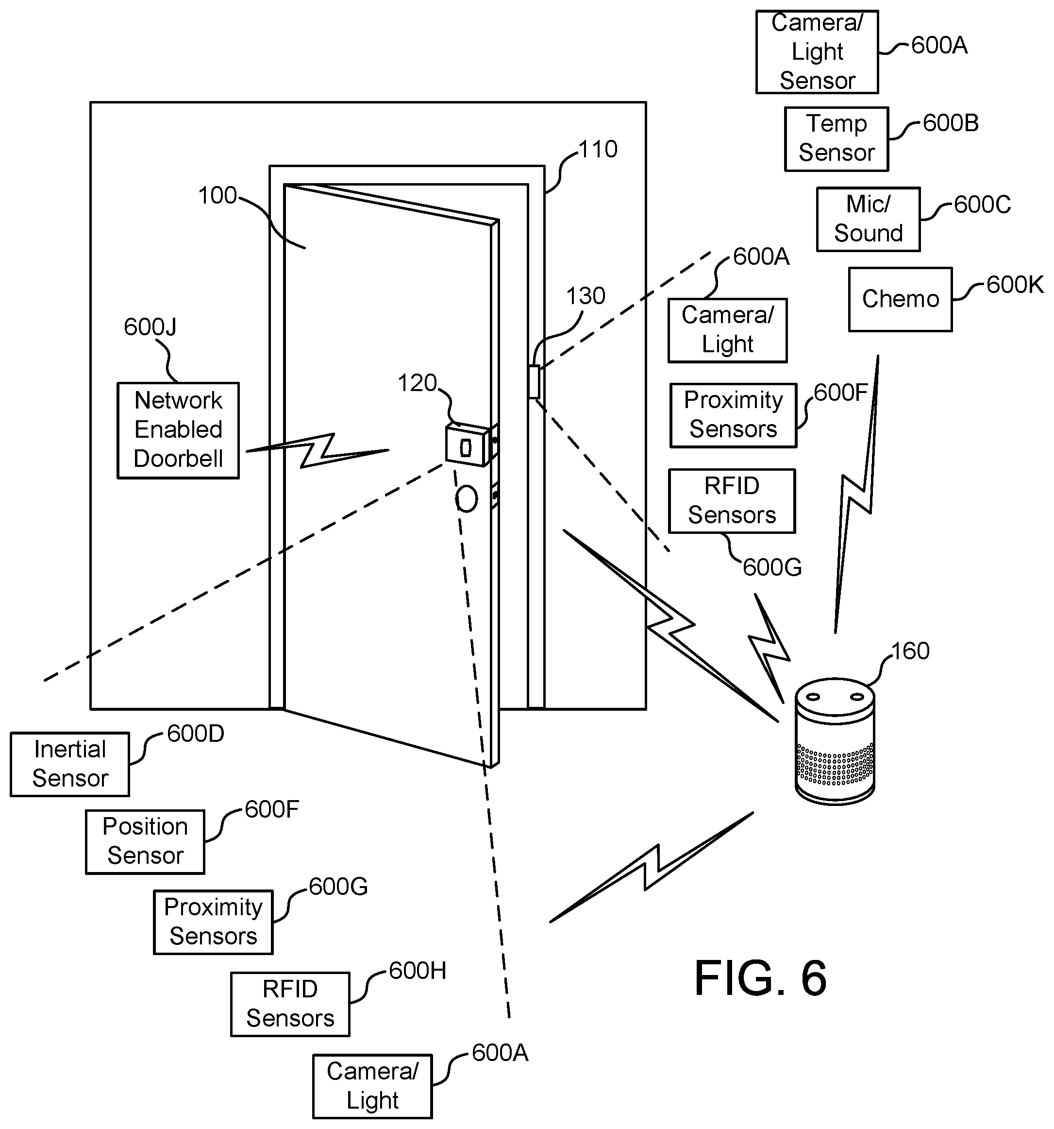 Patent US12488262 Figure 13 – Sensor-based door lock confidence