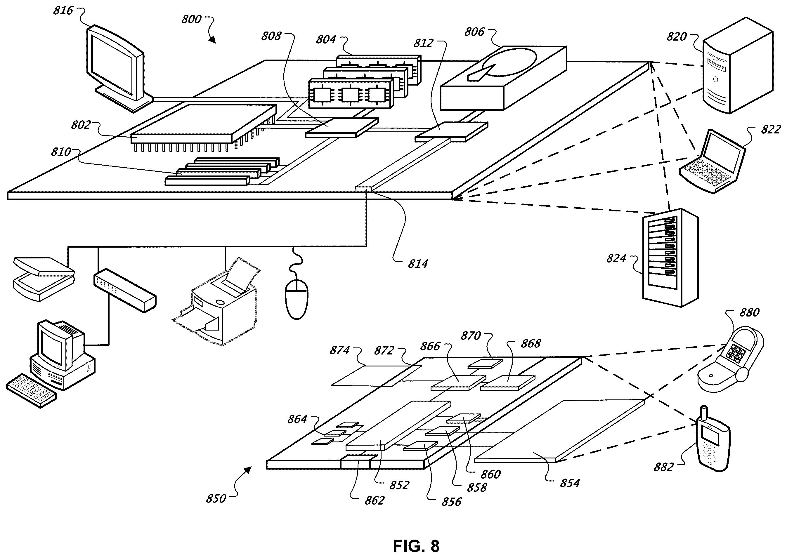 Patent US12488288 Figure 8 – Presurgical planning