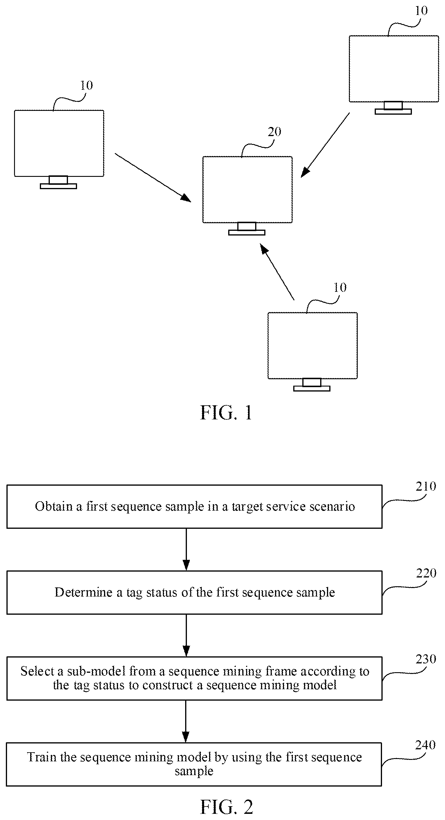 Patent US12488289 Figure 1 – Method for training sequence mining model, method for processing sequence data, and device
