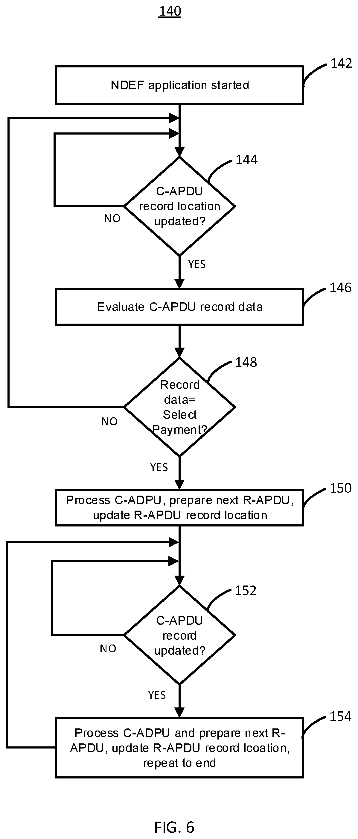 Patent US12488331 Figure 6 – Type 4 NFC tags as protocol interface