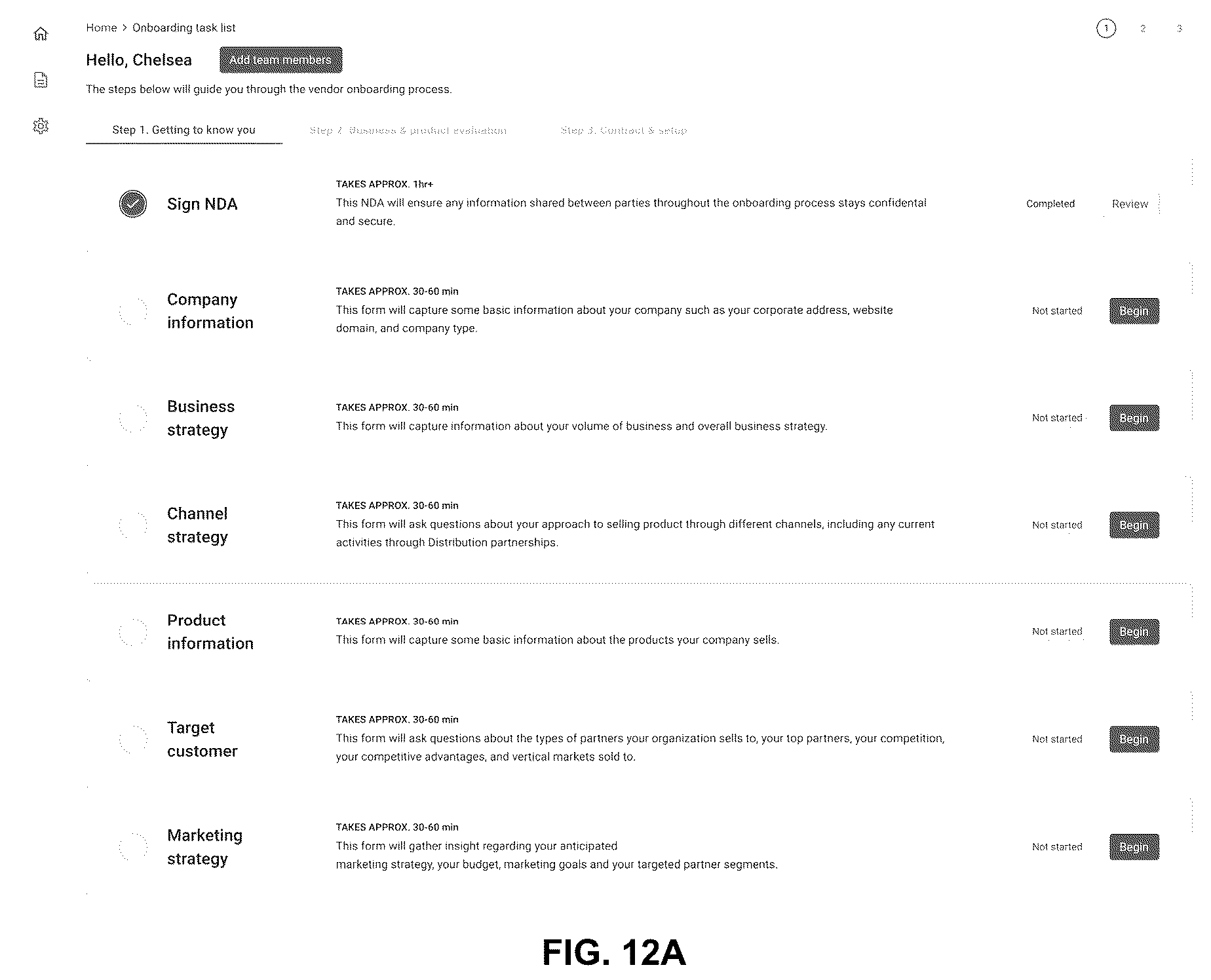 Patent US12488365 Figure 12 – Systems and methods for managing agnostic data forms for vendors
