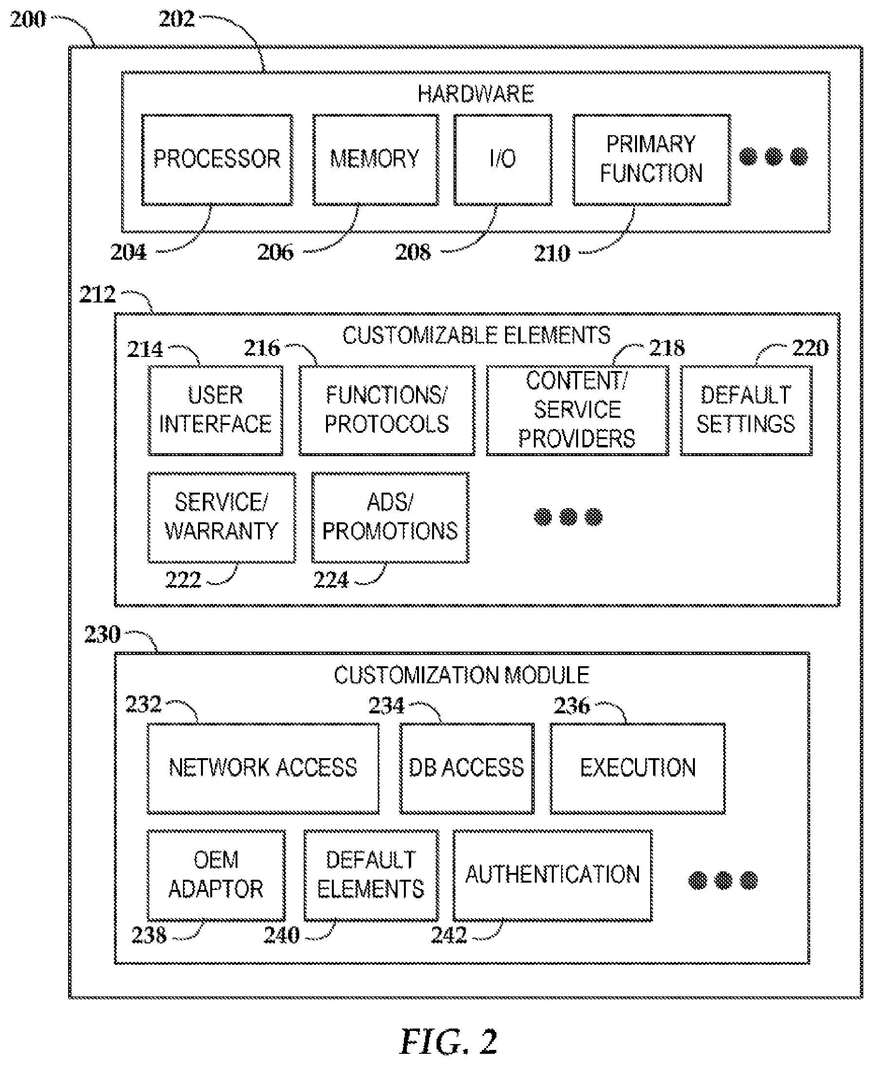 Patent US12488370 Figure 2 – Configuring an electronic device based on a transaction