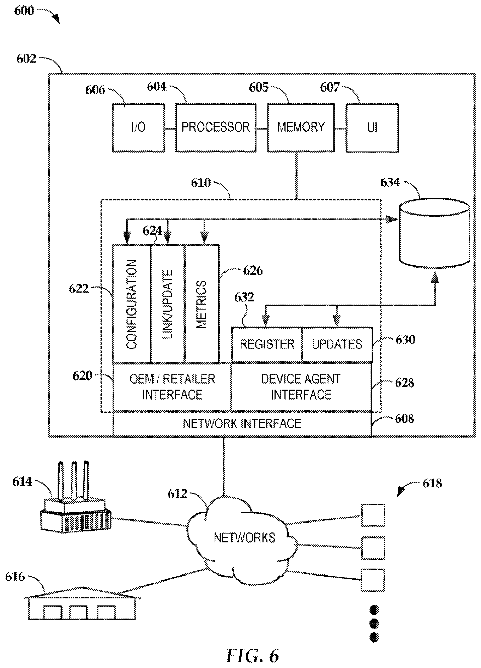 Patent US12488370 Figure 6 – Configuring an electronic device based on a transaction