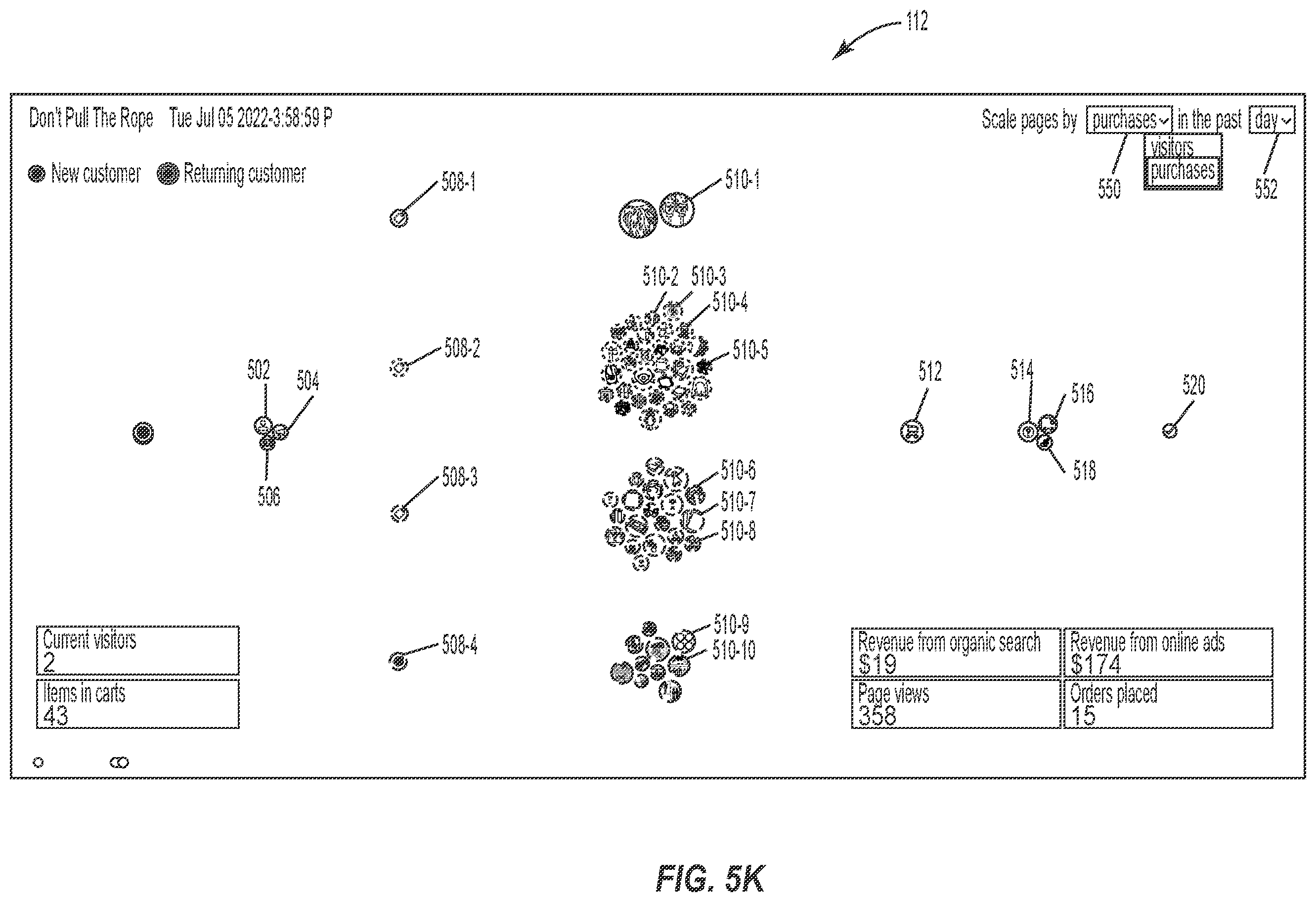 Patent US12488382 Figure 15 – Live view of a website such as an e-commerce store