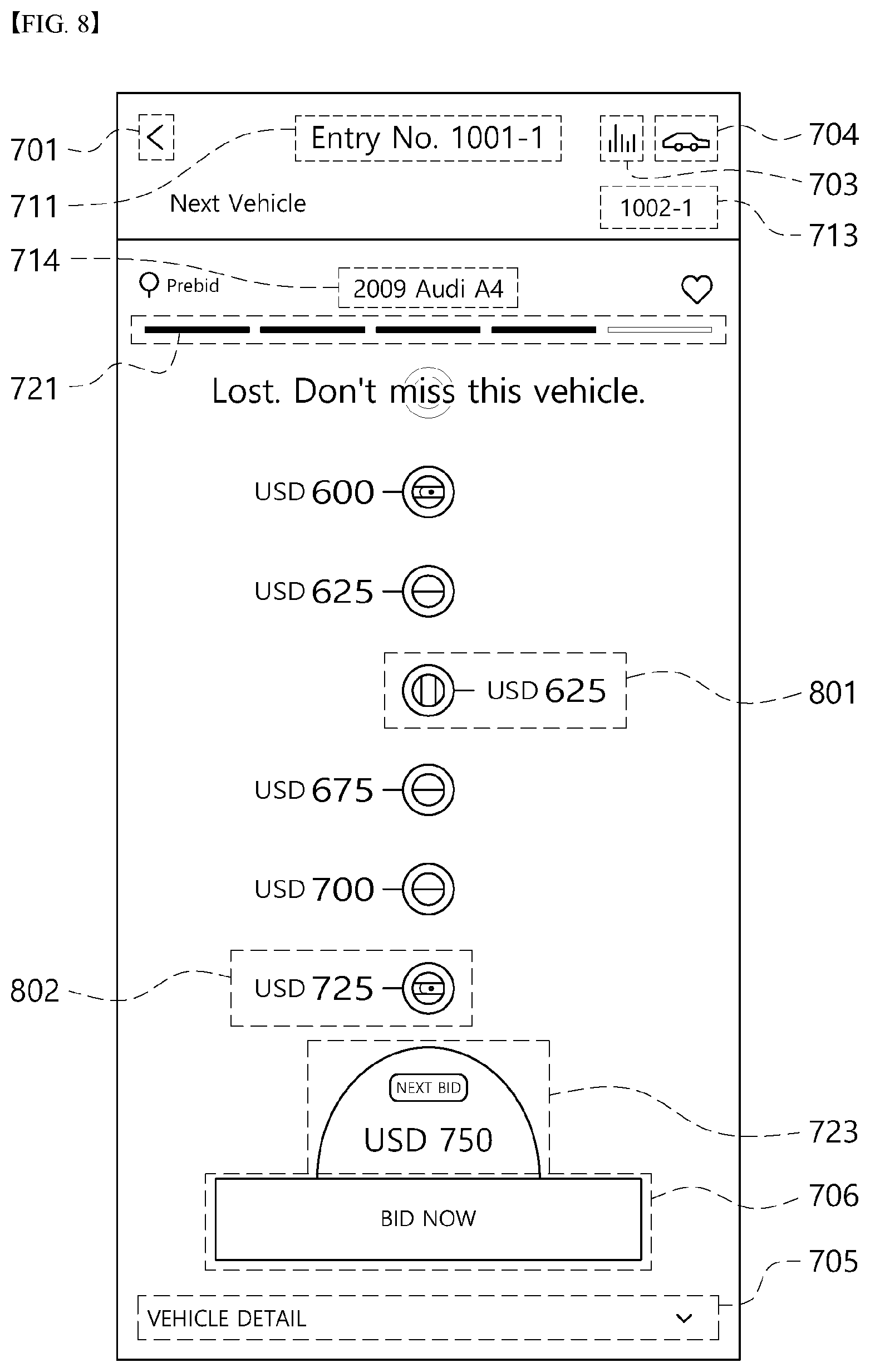 Patent US12488386 Figure 8 – Real-time auction system and method and computer program therefor