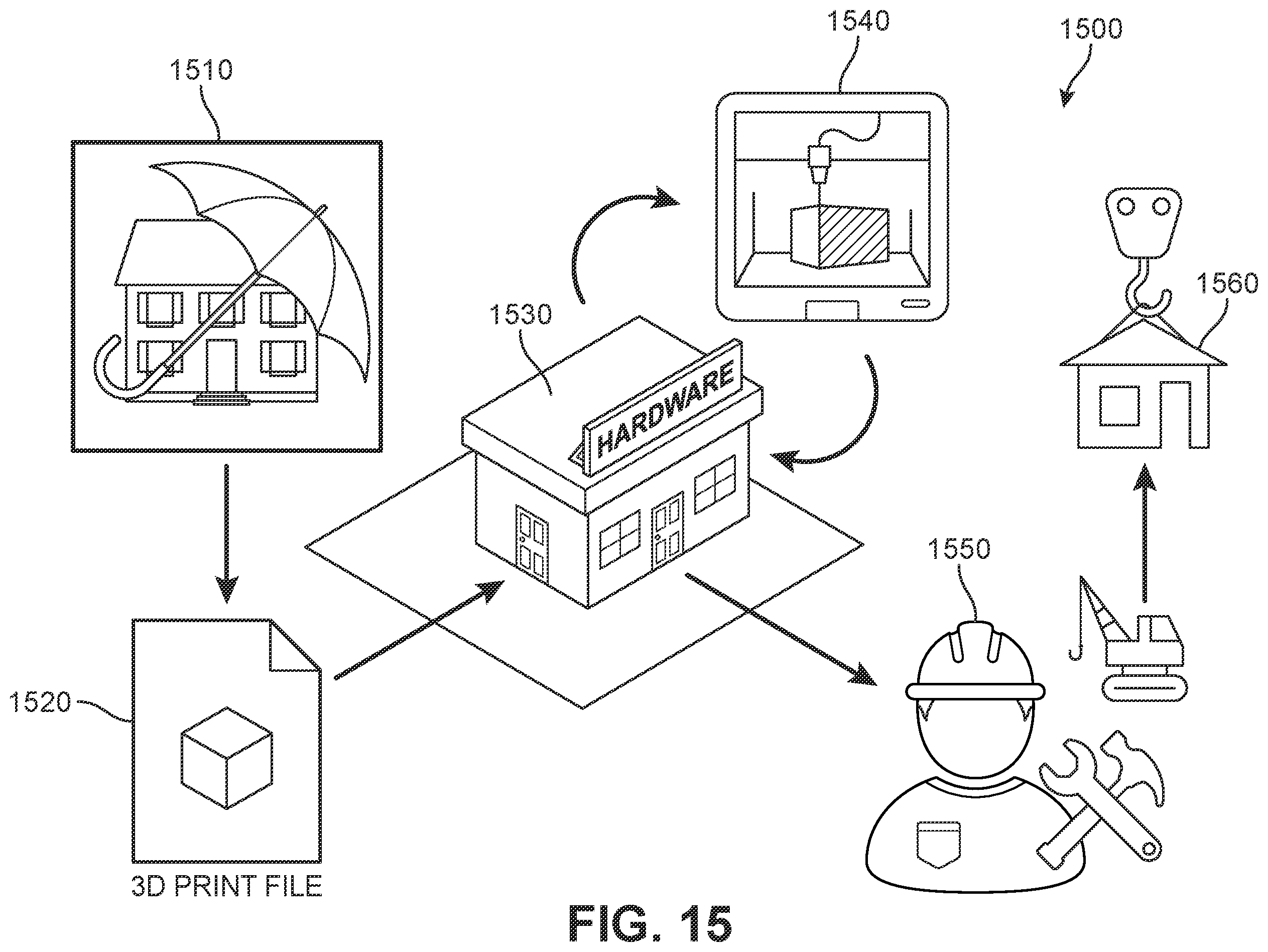 Patent US12488395 Figure 16 – System and method for verifying 3D printed structural damage claims