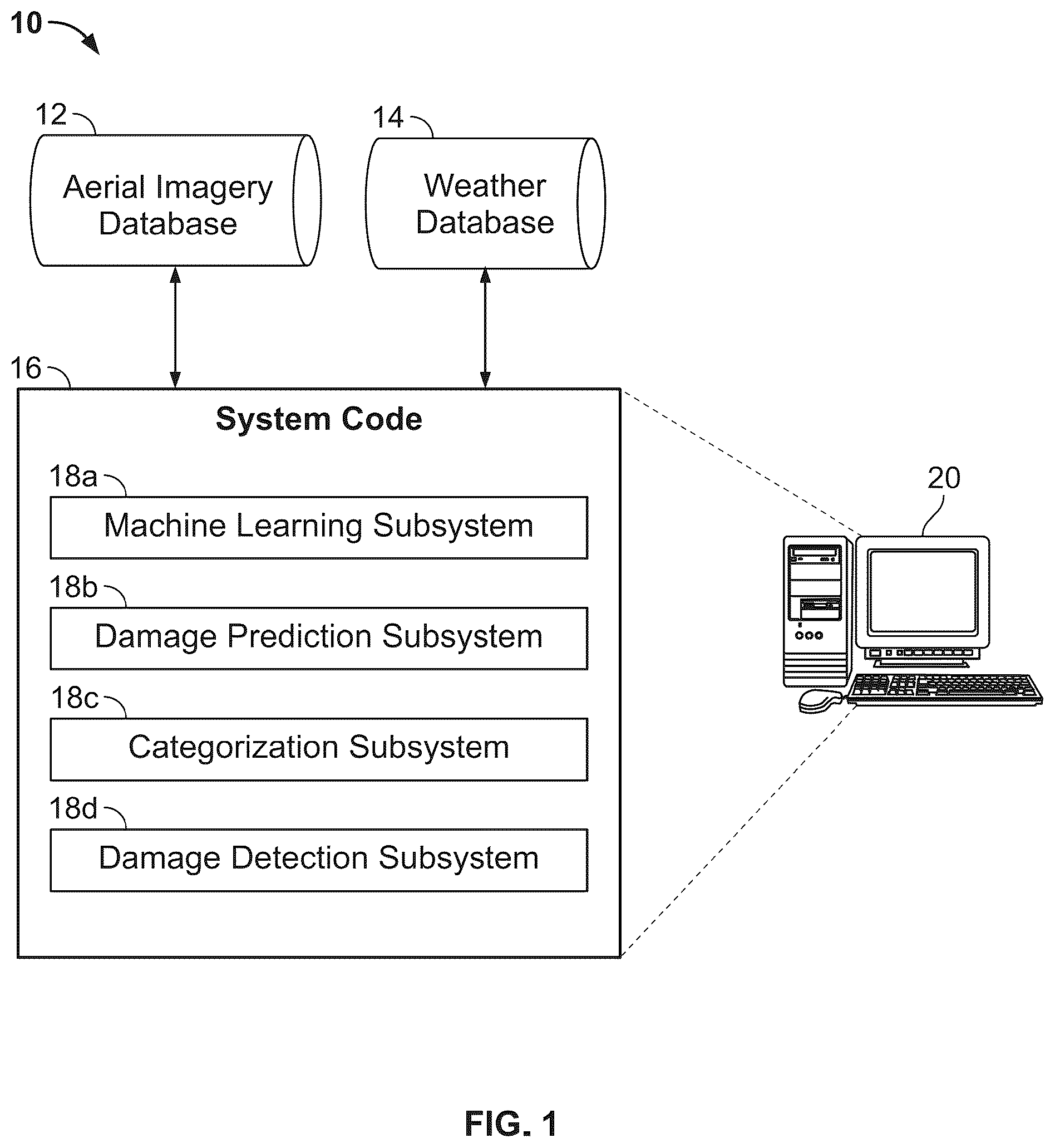 Patent US12488397 — Systems and methods for detecting, extracting, and categorizing structure data from imagery — Figure 1