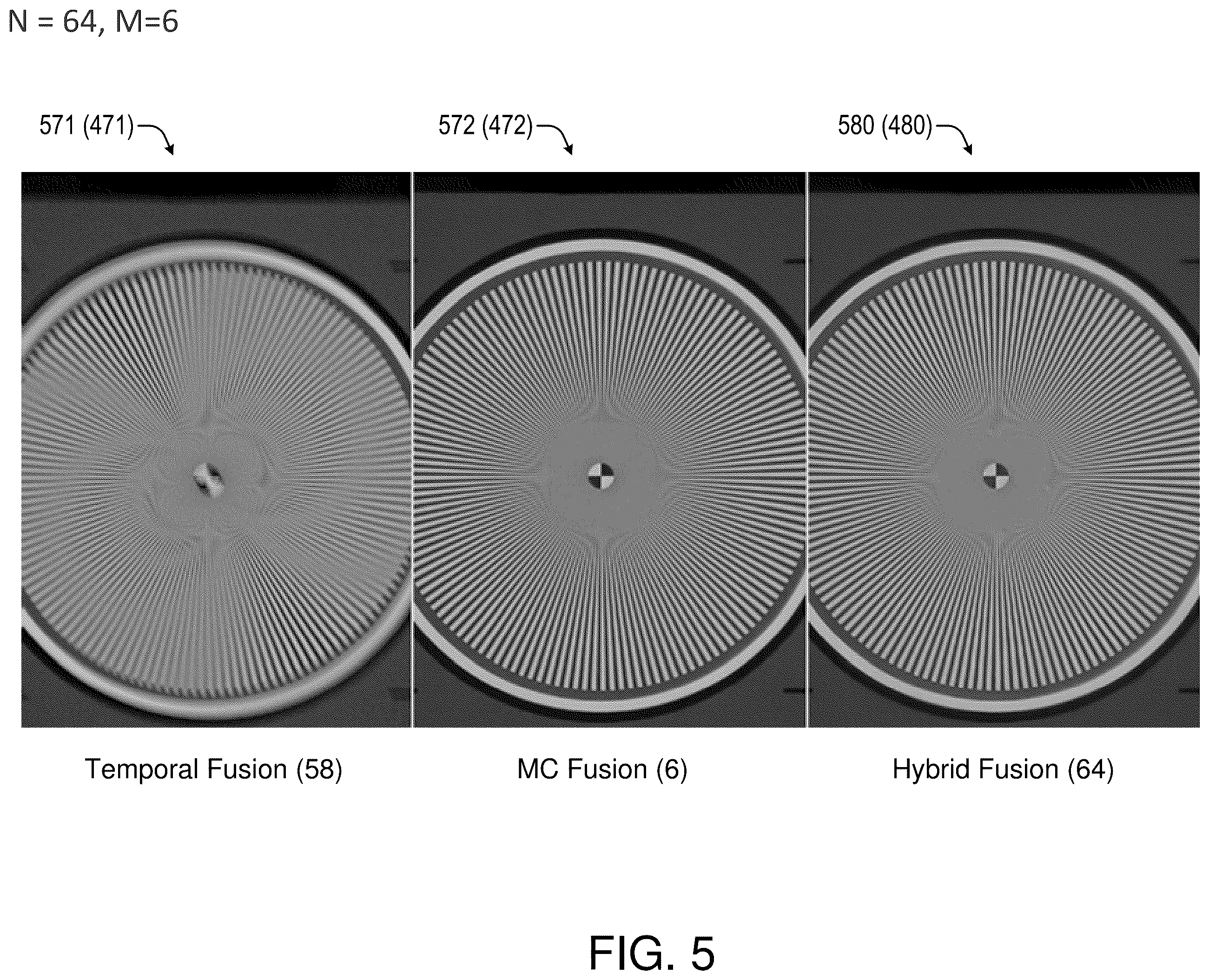 Patent US12488433 Figure 5 – Image noise and blurriness reduction