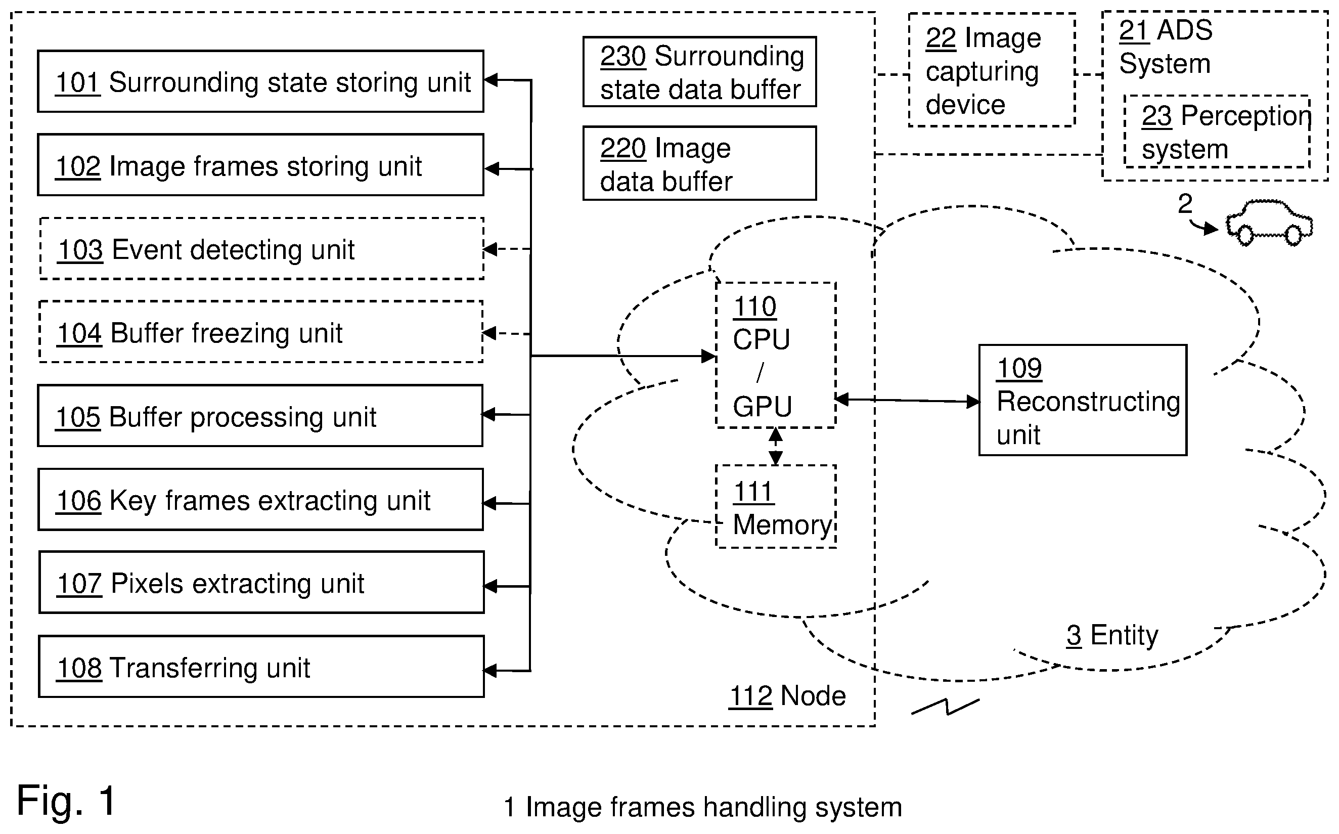 Patent US12488439 Figure 1 – Reconstruction of image frames