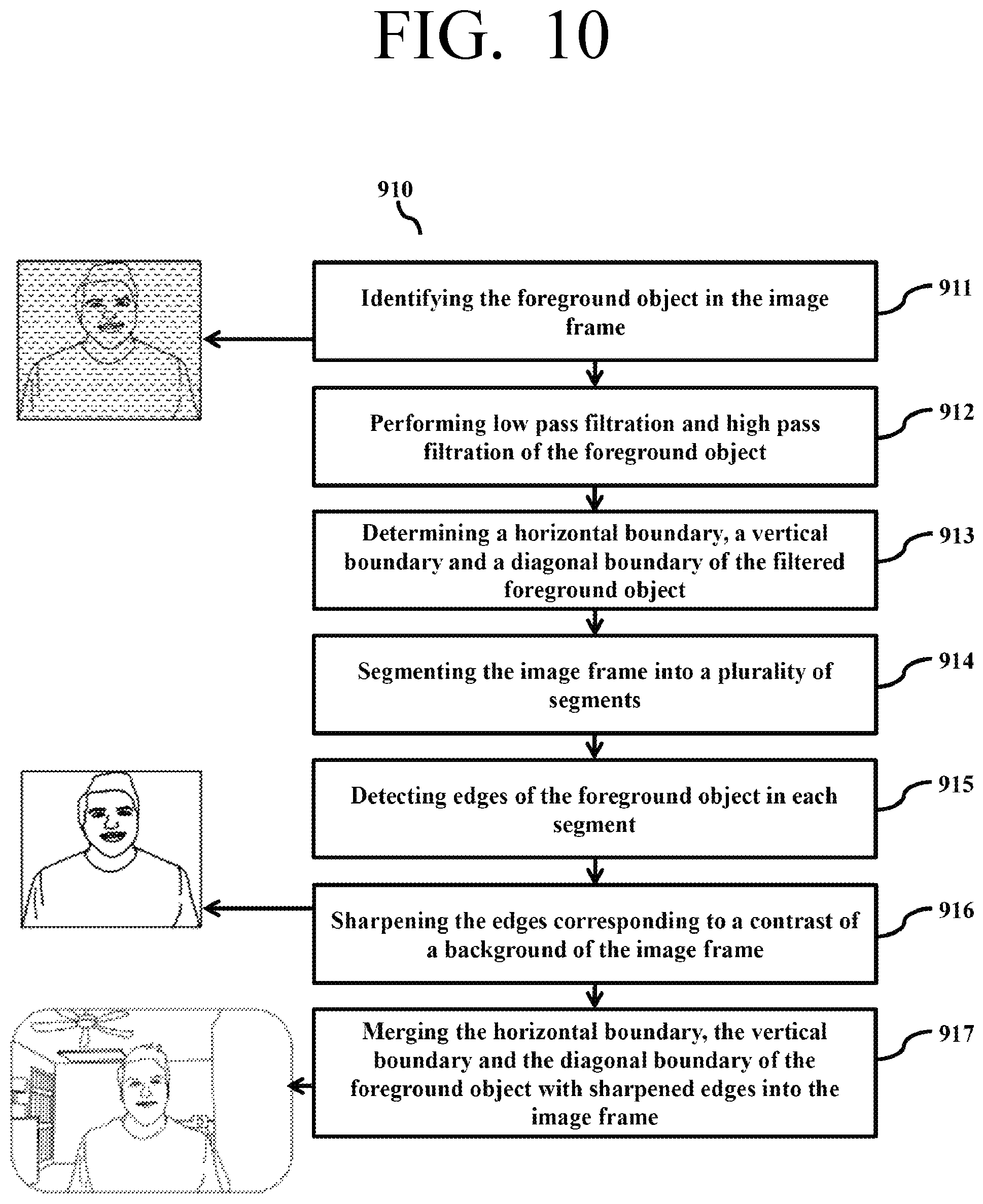 Patent US12488443 Figure 11 – Method and electronic device for enhancing image quality