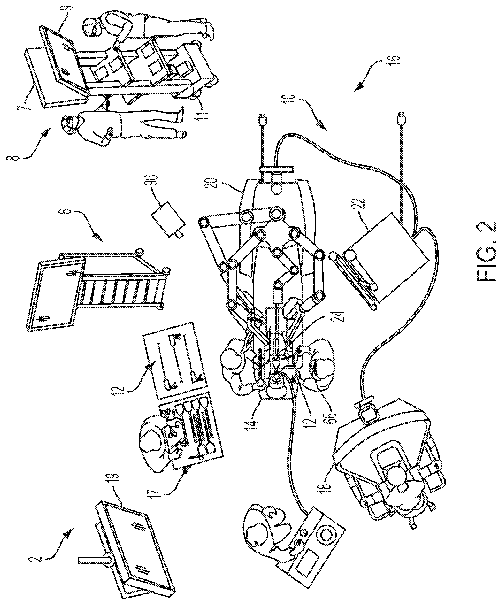 Patent US12488512 Figure 2 – Utilizing contextual parameters of one or more surgical devices to predict a frequency interval for displaying surgical information