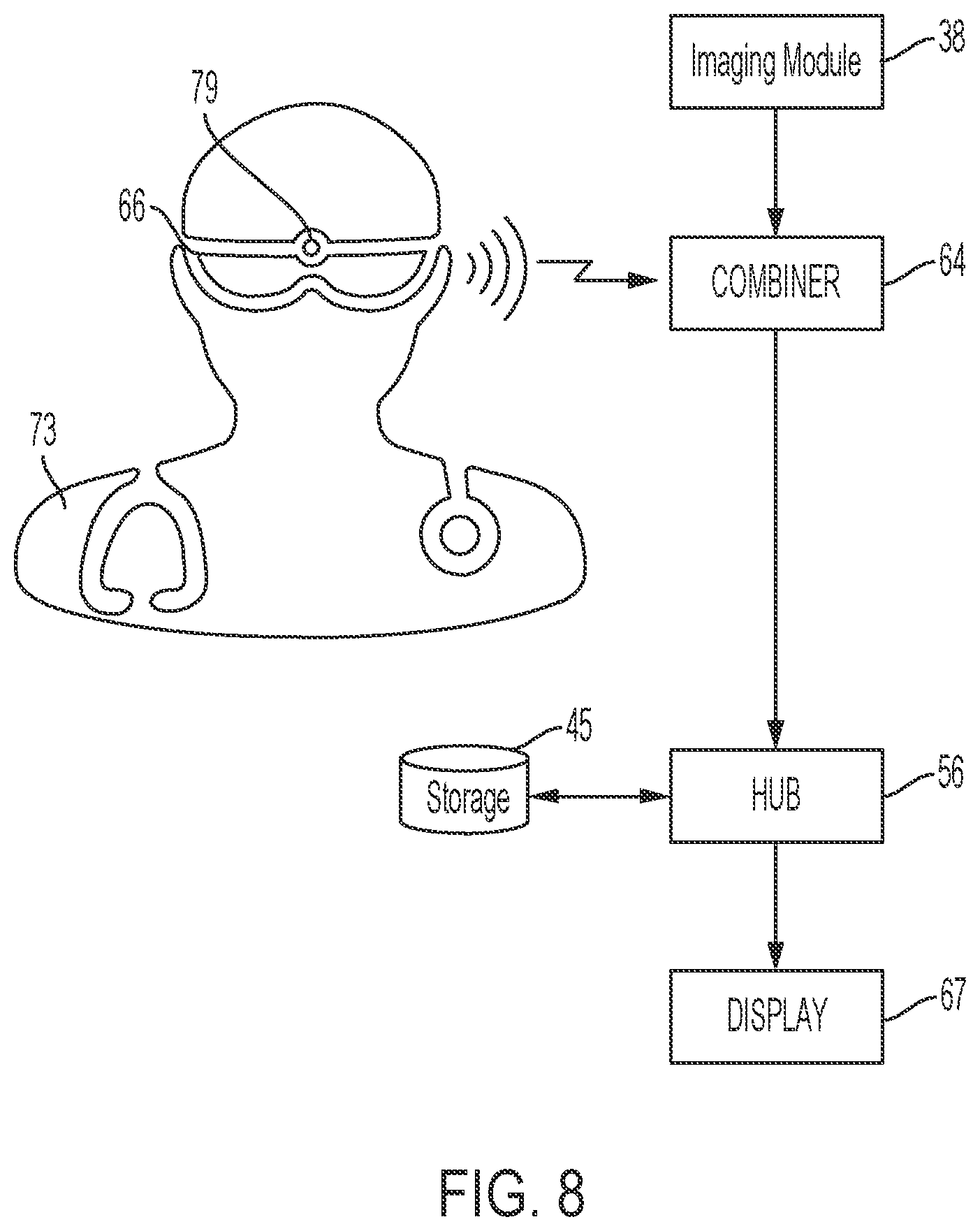 Patent US12488512 Figure 8 – Utilizing contextual parameters of one or more surgical devices to predict a frequency interval for displaying surgical information