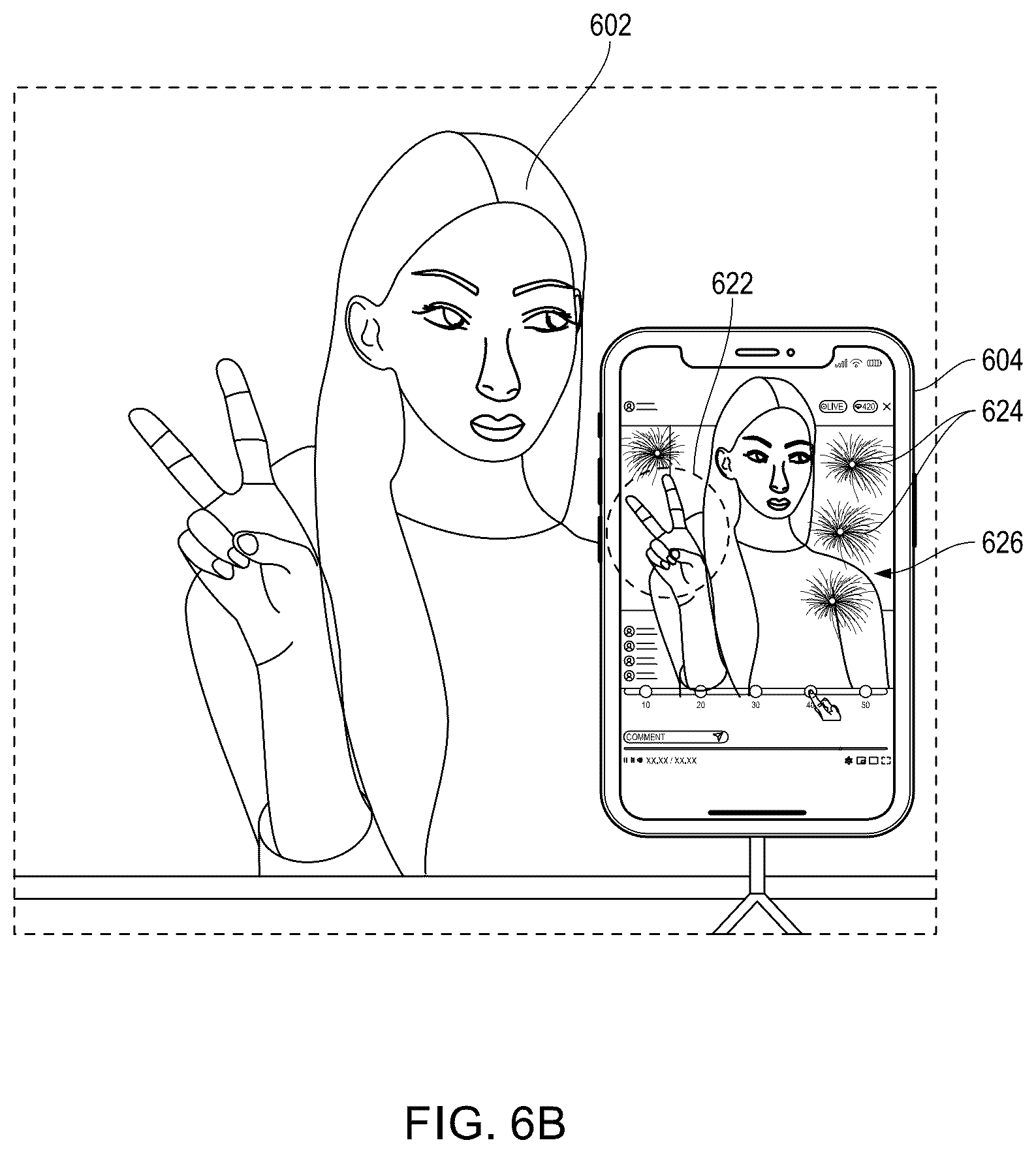 Patent US12488526 Figure 8 – Methods and systems for providing an interactive platform to facilitate interaction between content creators and viewers