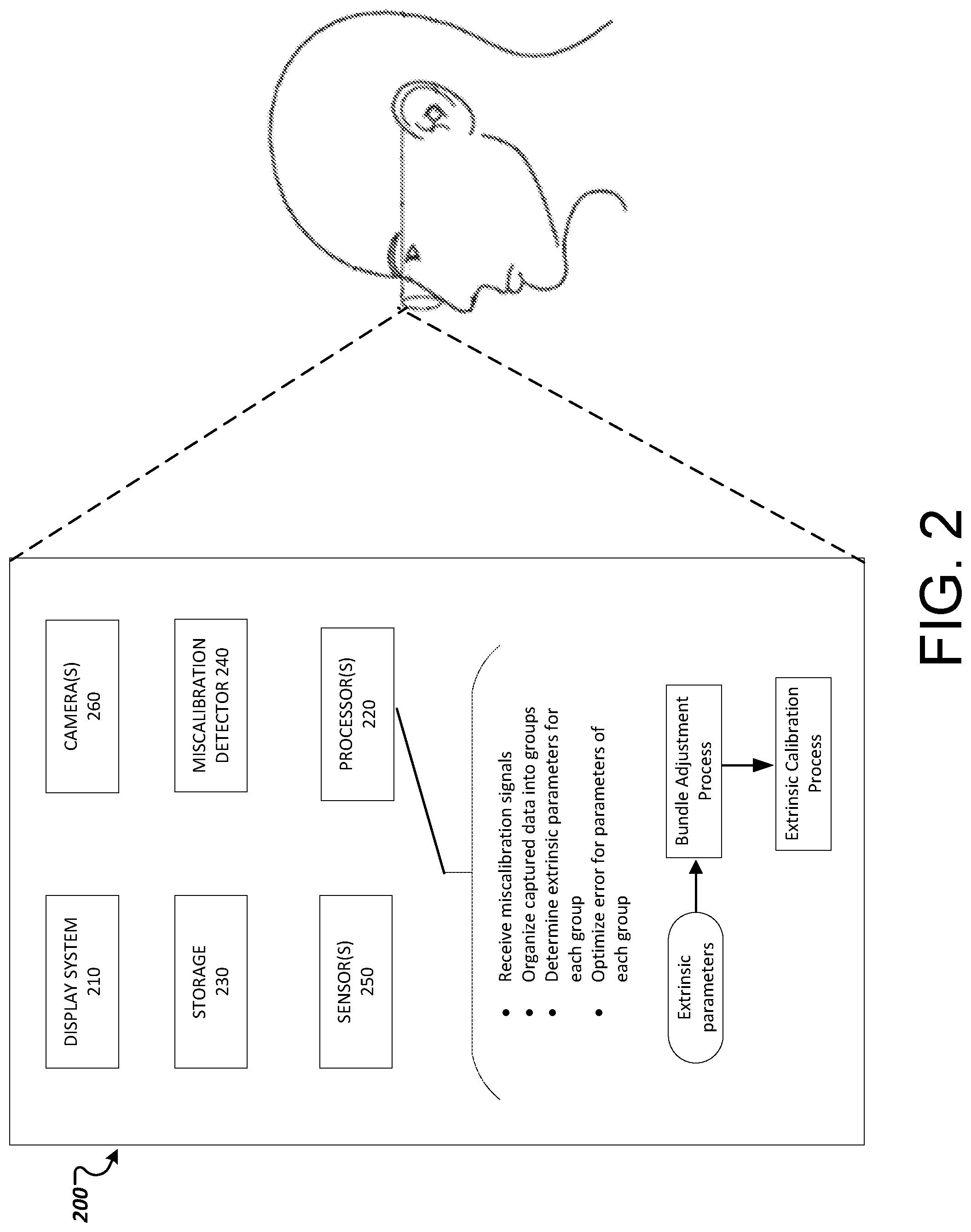 Patent US12488544 Figure 2 – Calibration for virtual or augmented reality systems