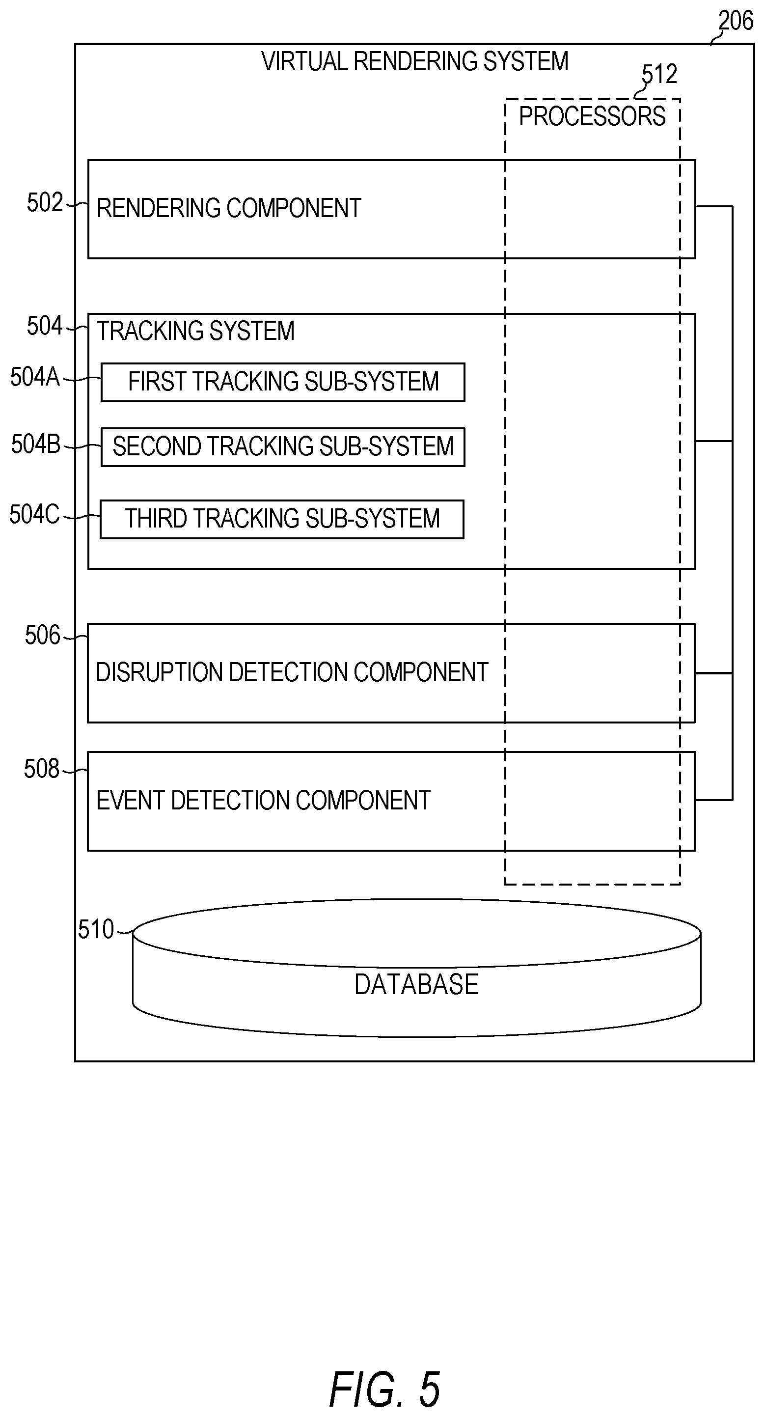 Patent US12488548 Figure 5 – Context-based virtual object rendering