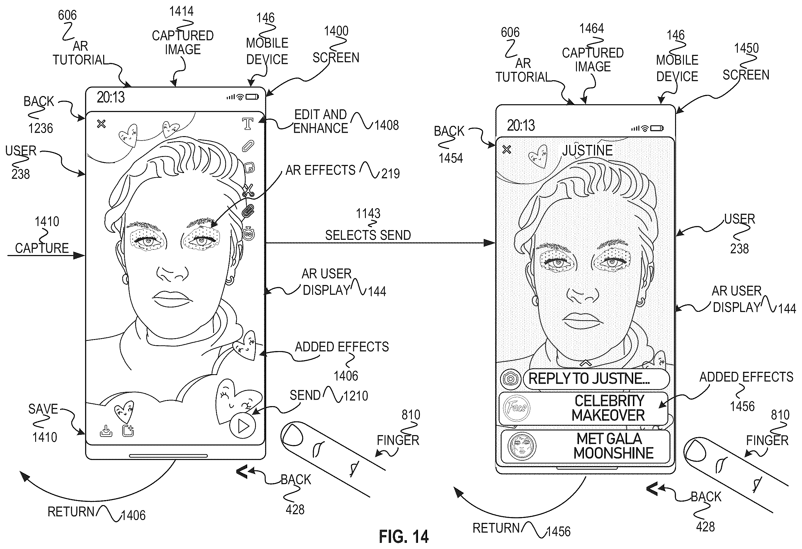 Patent US12488551 Figure 16 – Augmented reality beauty product tutorials