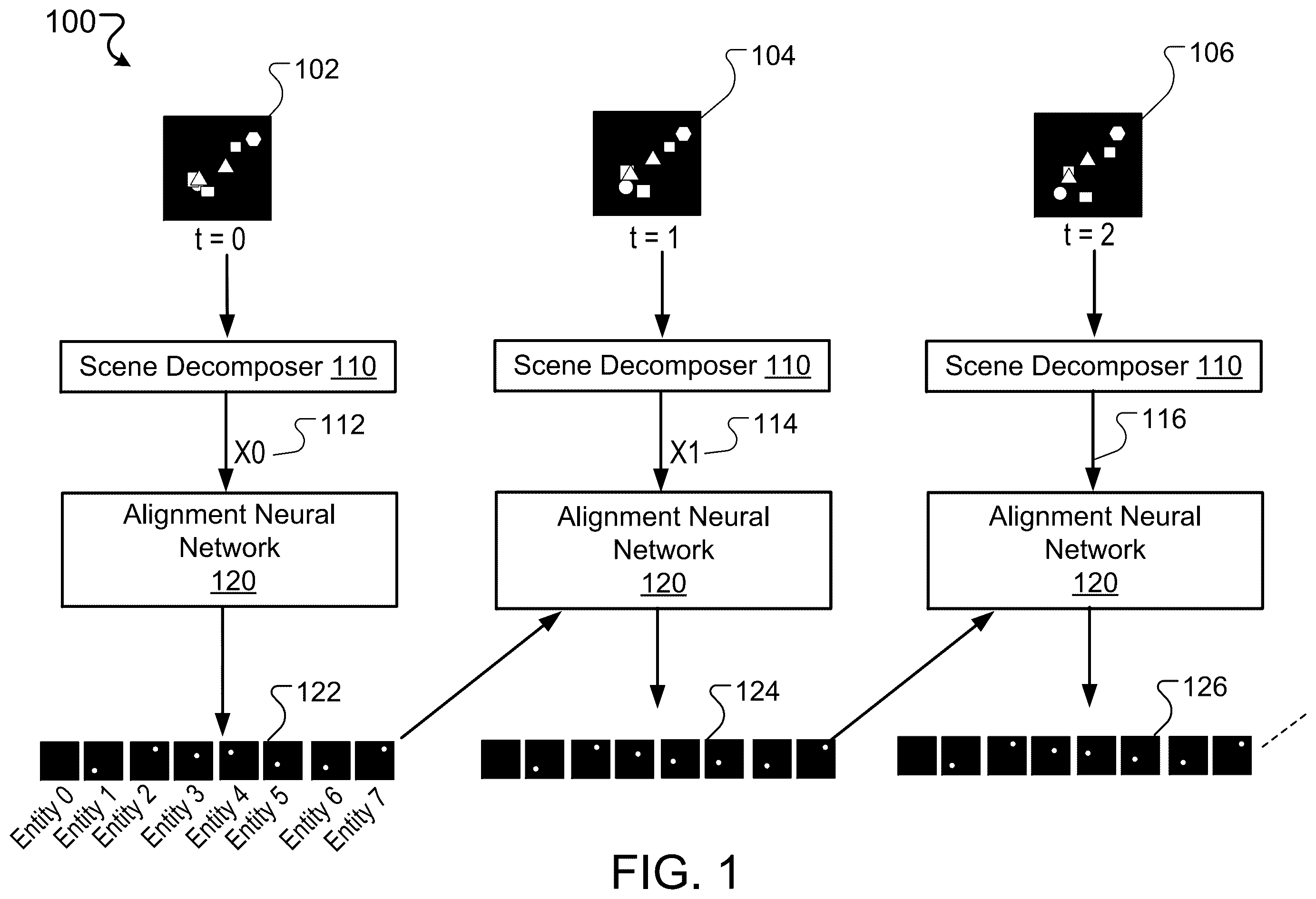 Patent US12488579 Figure 1 – Aligning entities using neural networks