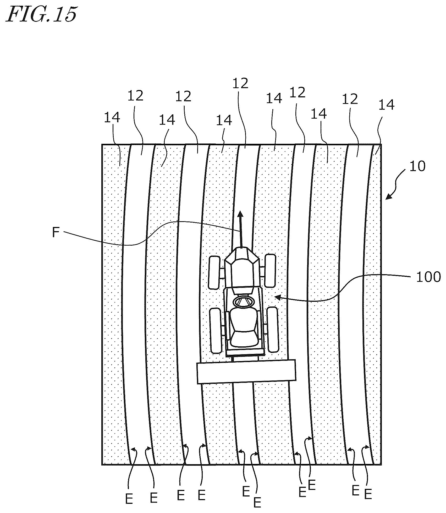 Patent US12488586 Figure 10 – Row detection system and agricultural machine