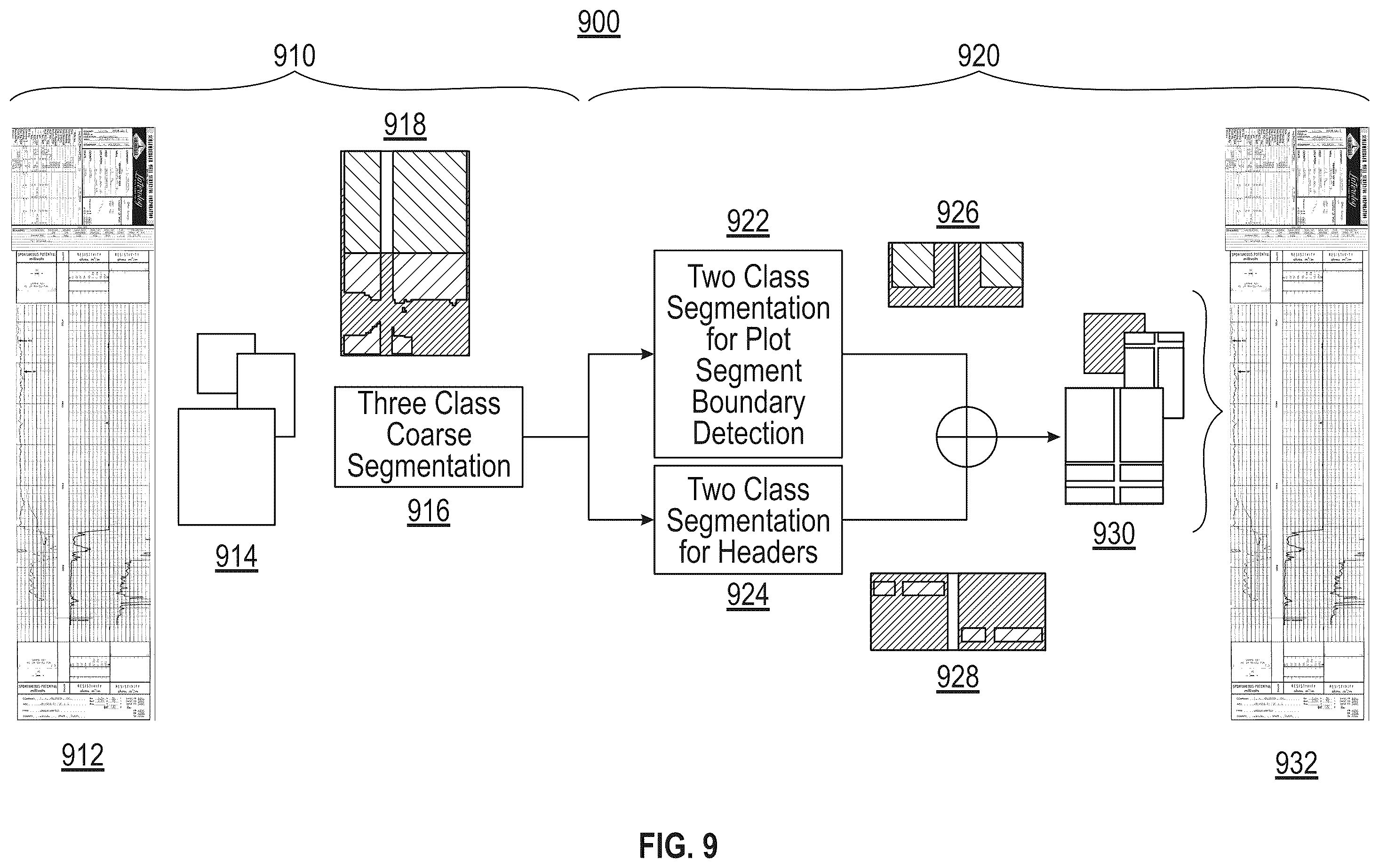 Patent US12488610 Figure 11 – Raster image digitization system for field data