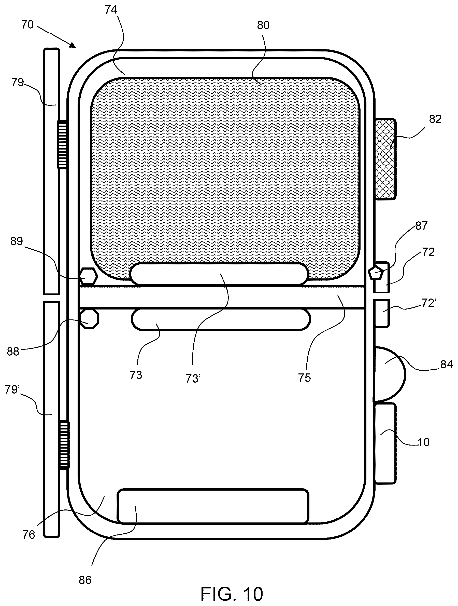 Patent US12488644 Figure 8 – Entry management system