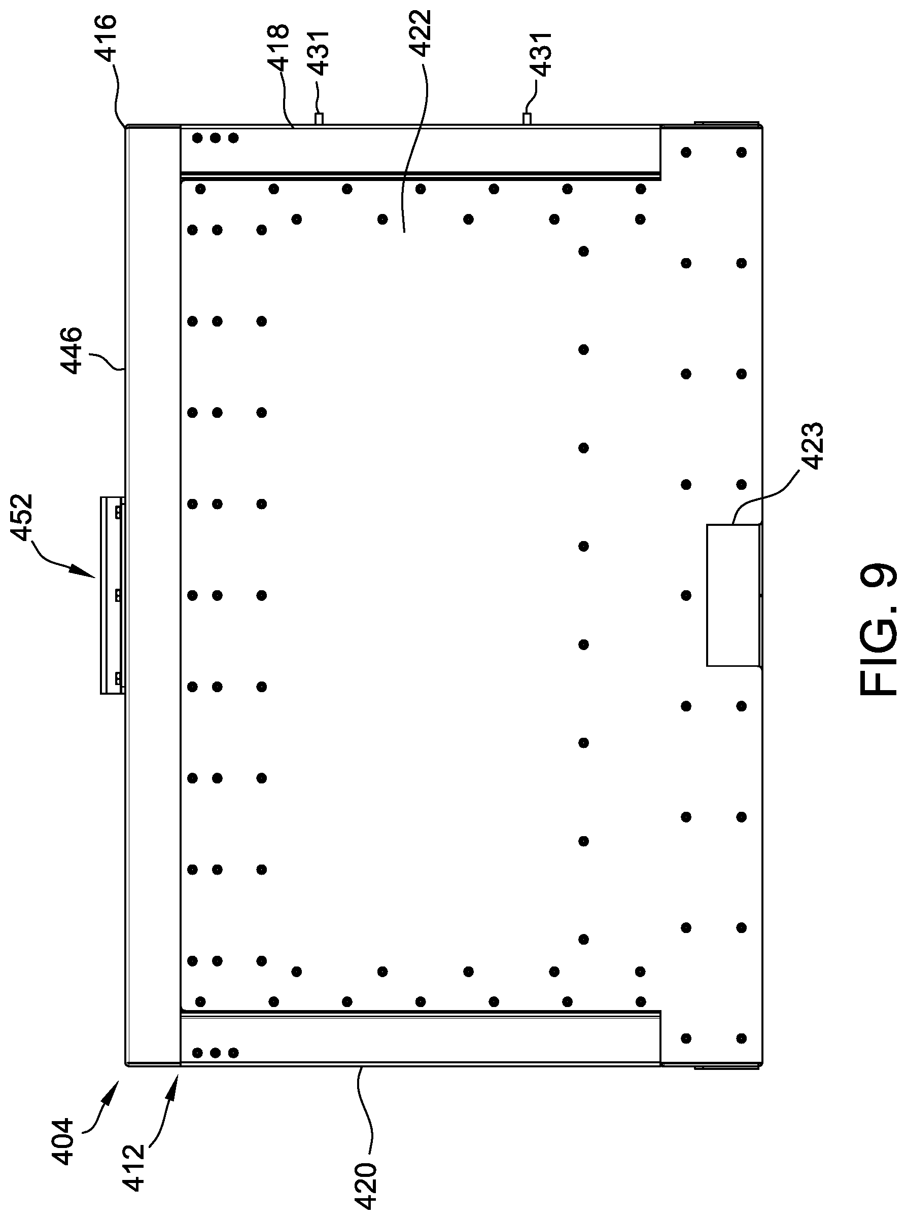 Patent US12488652 Figure 11 – Integrated stand for supporting electronic gaming machine and housing electronic gaming components thereof