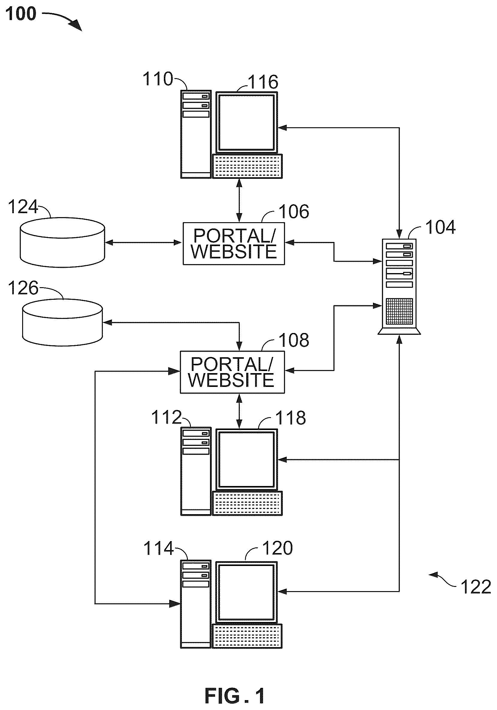 Patent US12488657 Figure 1 – System for playing a non-gambling game and a method thereof