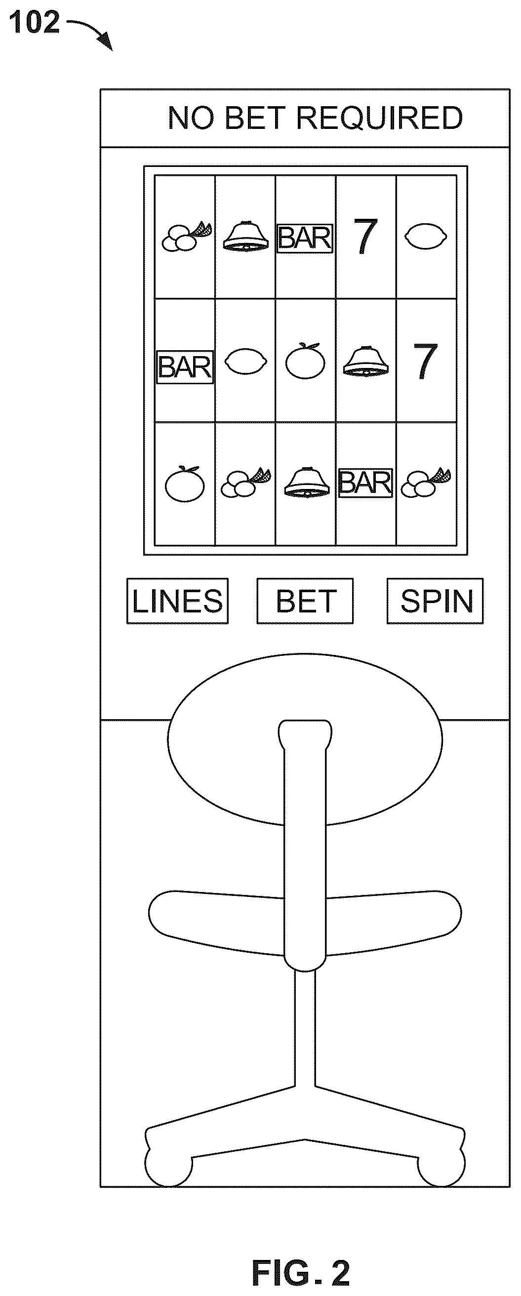 Patent US12488657 Figure 2 – System for playing a non-gambling game and a method thereof