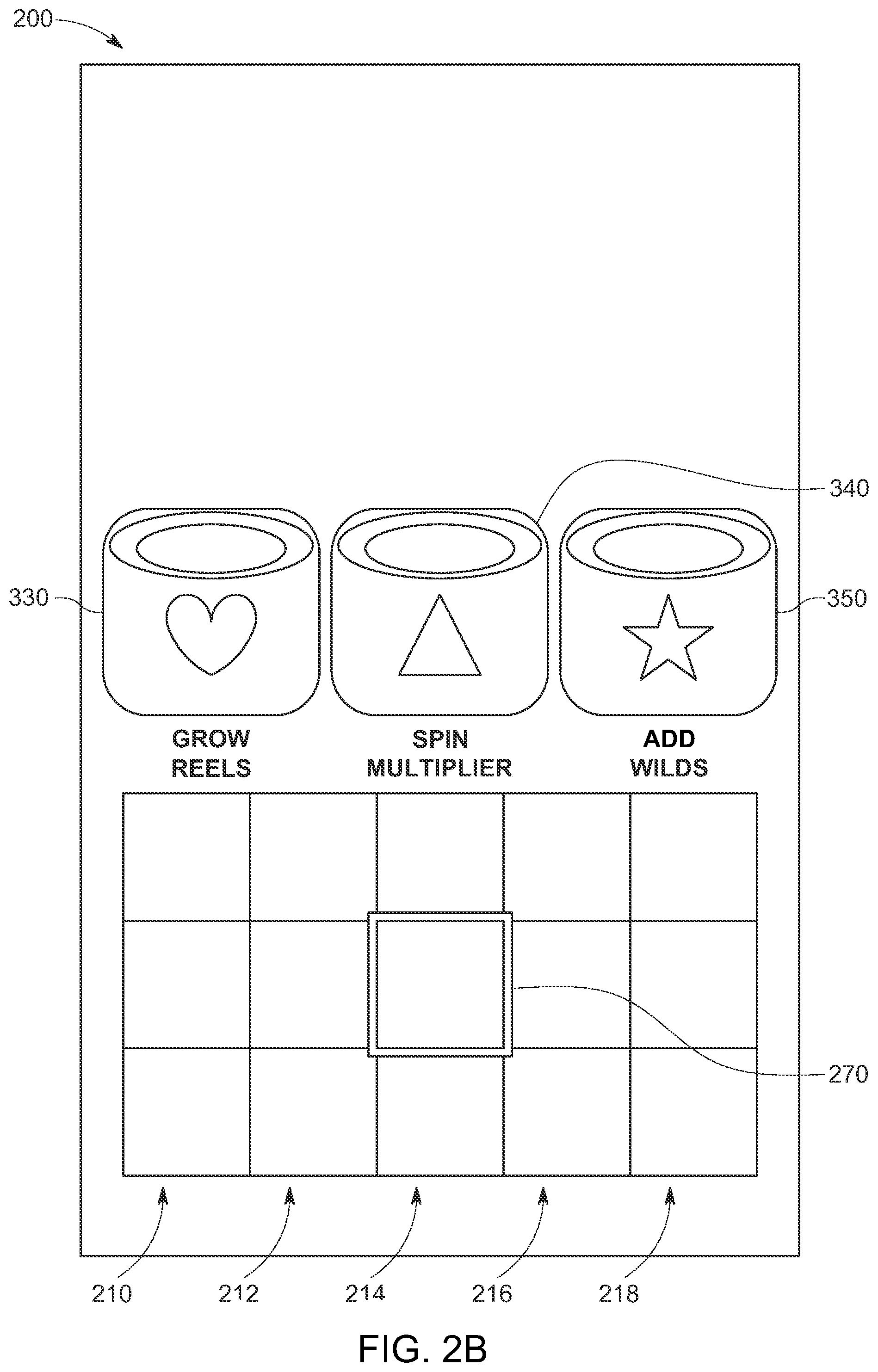 Patent US12488658 Figure 5 – Independently randomly and/or automatically generated different features associated with activators