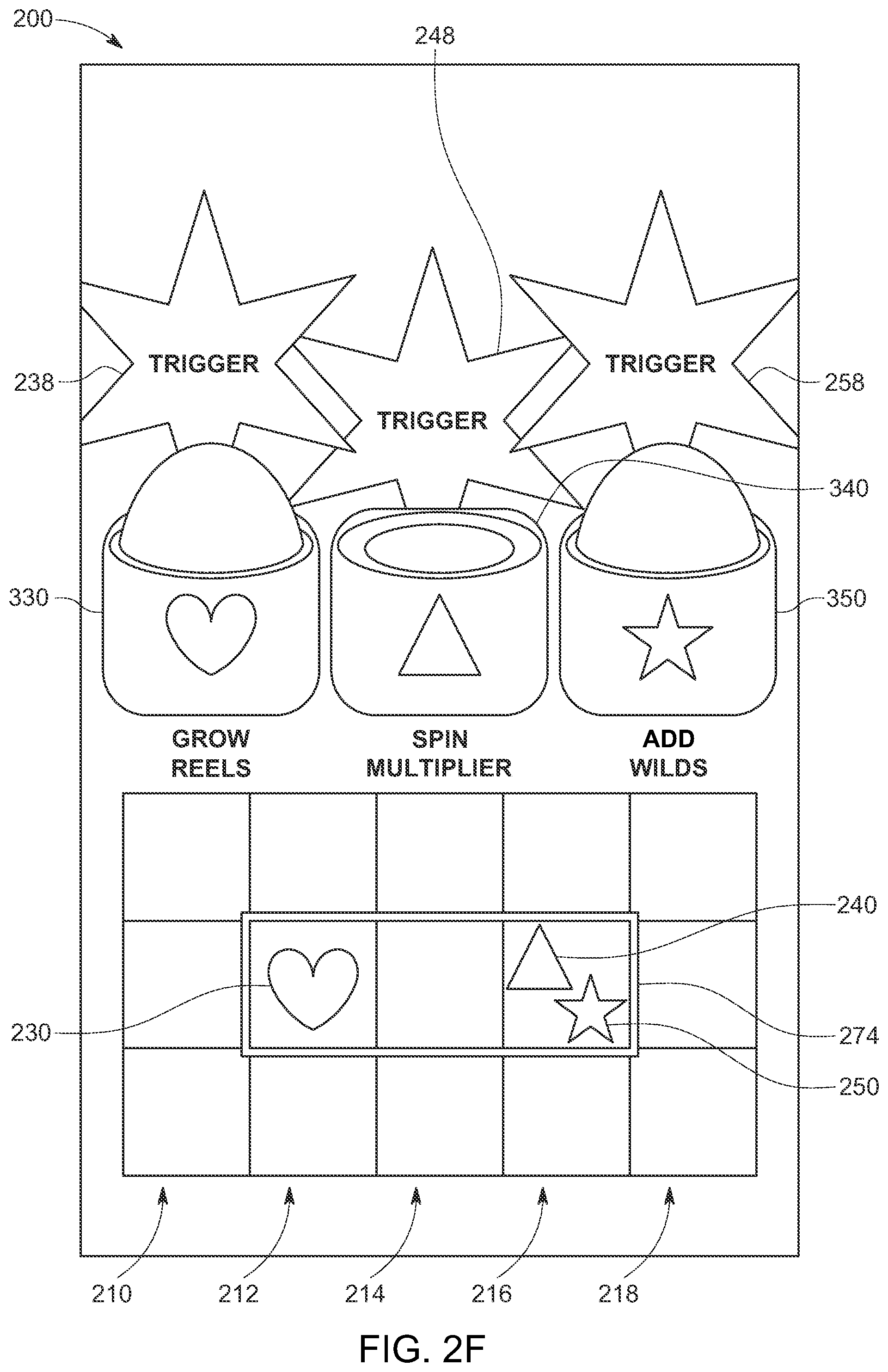 Patent US12488658 Figure 9 – Independently randomly and/or automatically generated different features associated with activators